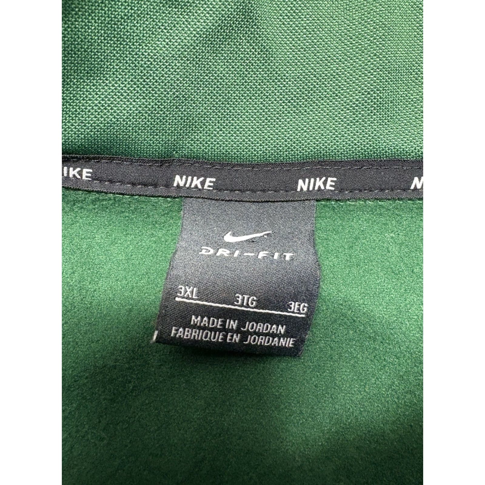 Nike Nike Jacket Mens 3XL Green Track Jacket Full Zip Long Sleeve Sweatshirt Size US XXL / EU 58 / 5 - 6 Thumbnail