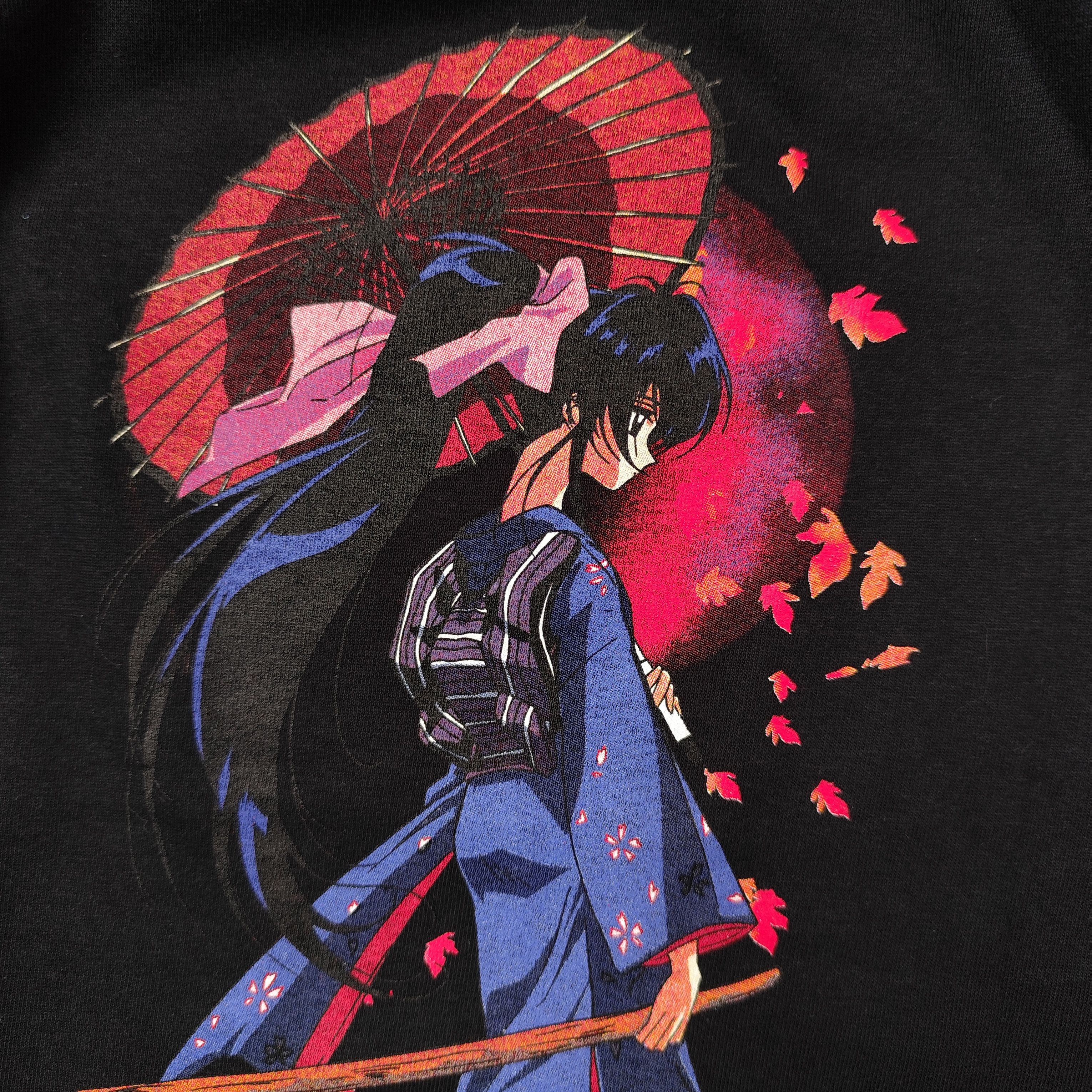Anime × Japanese Brand Rurouni Kenshin Samurai X Anime Tee Manga T shirt Size US XL / EU 56 / 4 - 4 Thumbnail