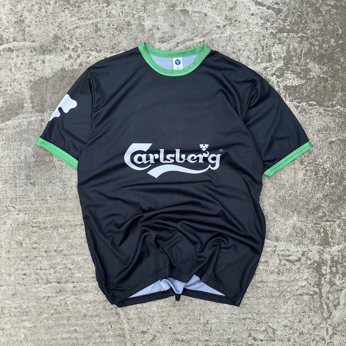 Vintage Vintage T-shirts Carlsberg Beer Euro FIFA 2016 Y2K 00s Size US L / EU 52-54 / 3 - 2 Thumbnail