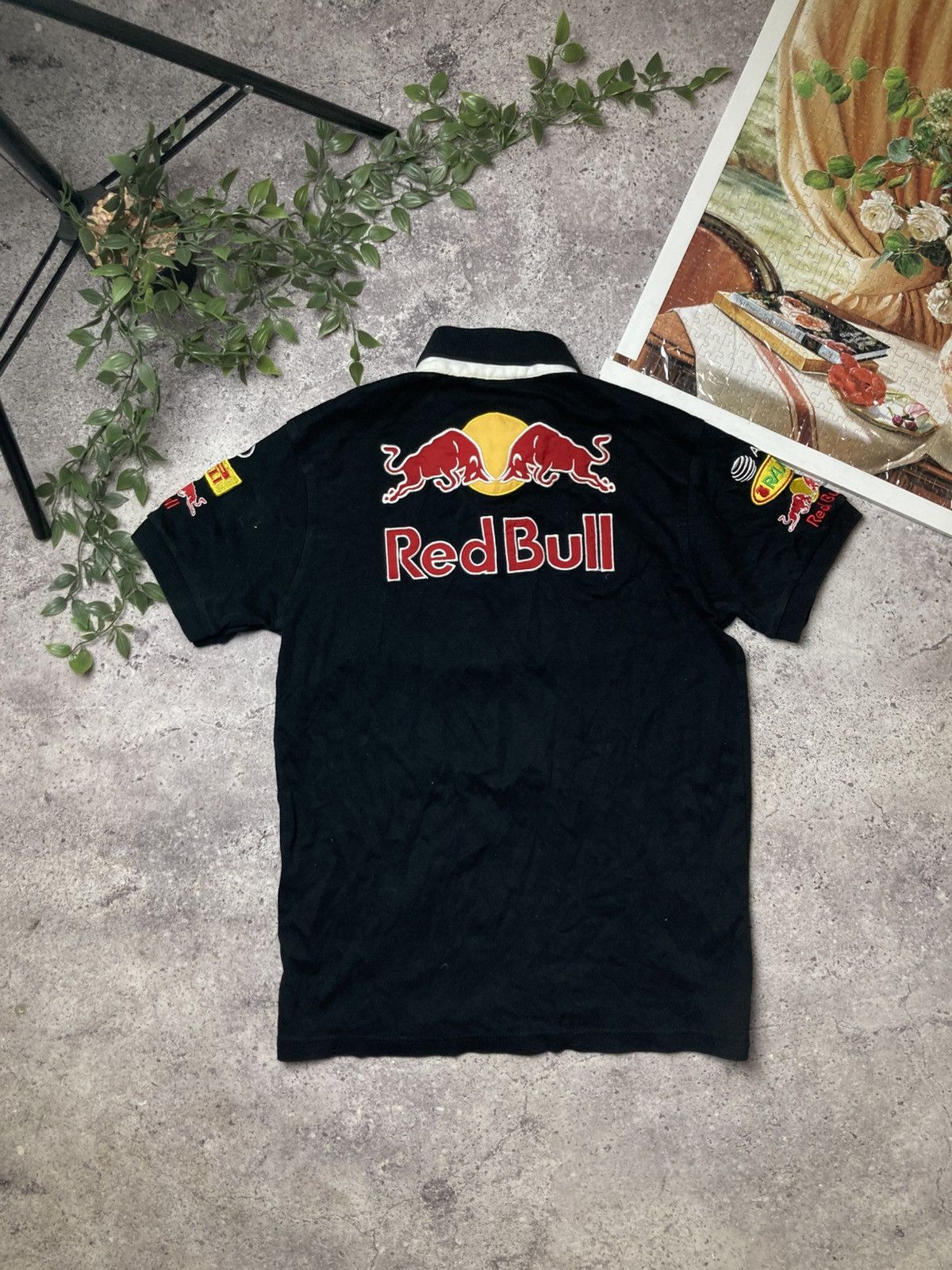 Japanese Brand × Red Bull Vintage Racing Polo Red Bull Sponsored Size US M / EU 48-50 / 2 - 5 Thumbnail