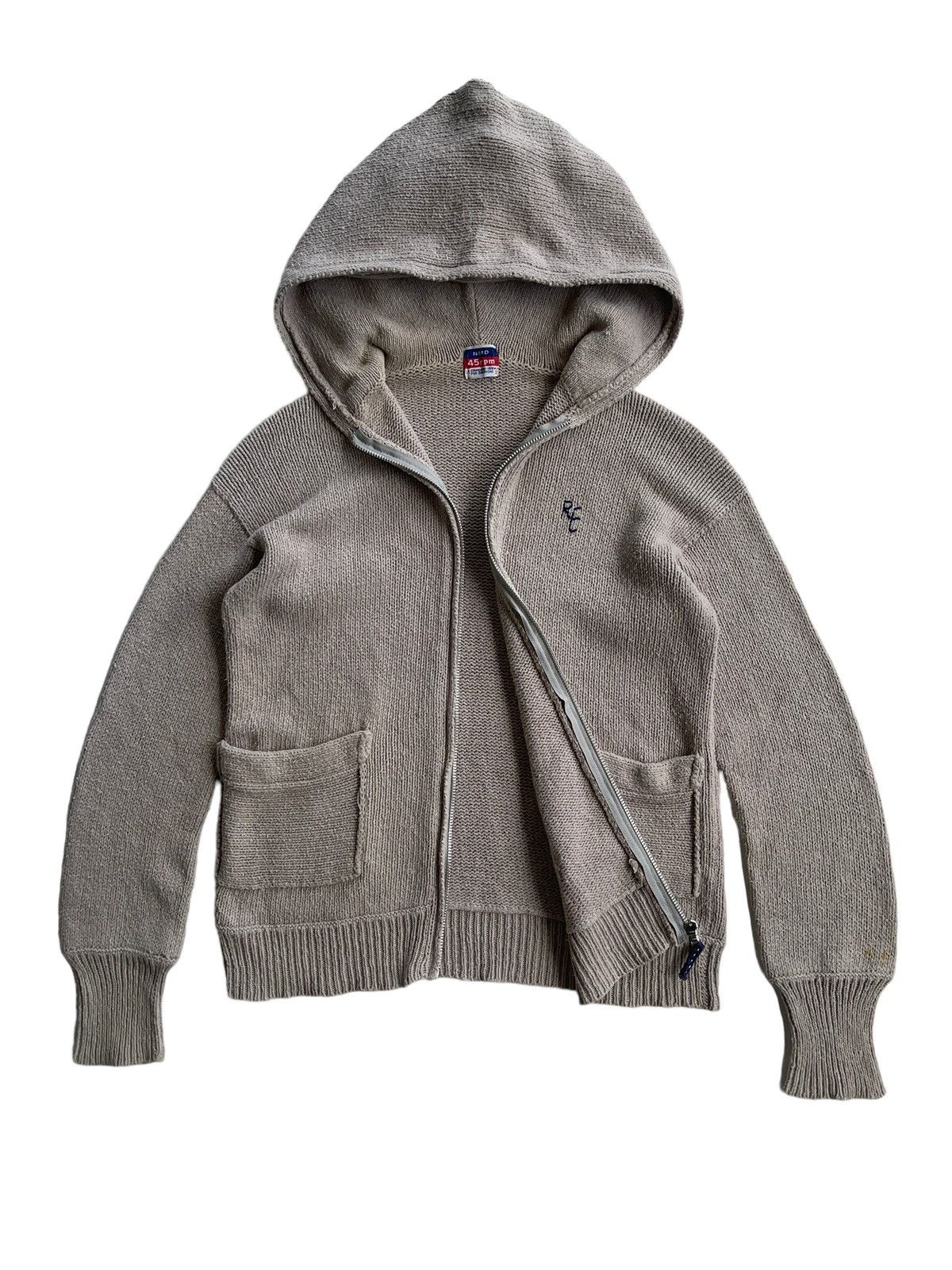 45rpm 45rpm Cable Knitted Hoodie Sweater Size US S / EU 44-46 / 1 - 4 Thumbnail