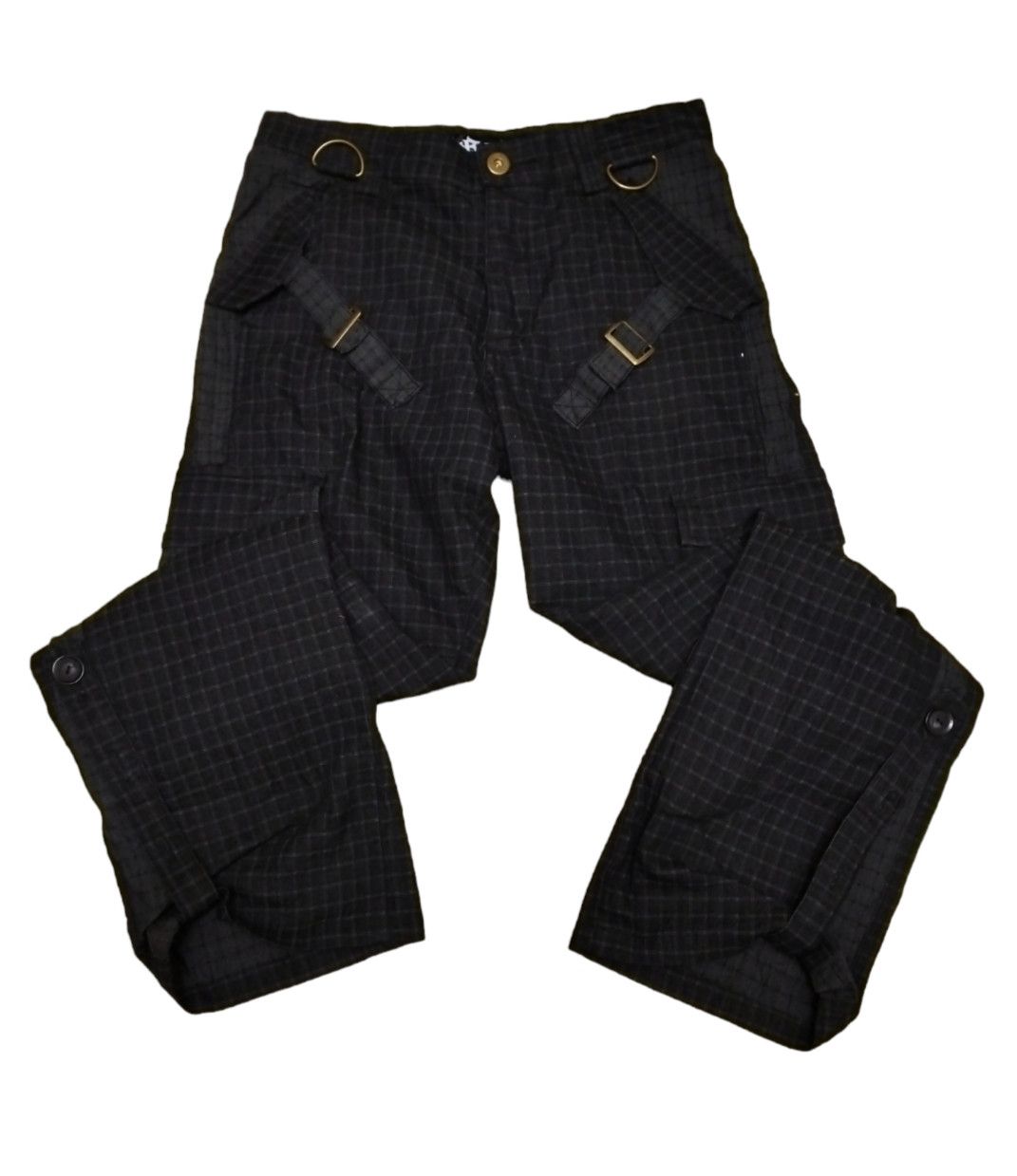 image of Archival Clothing x Avant Garde Rain King Of The Street Bondage Punk Pant in Black, Men's (Size 32)