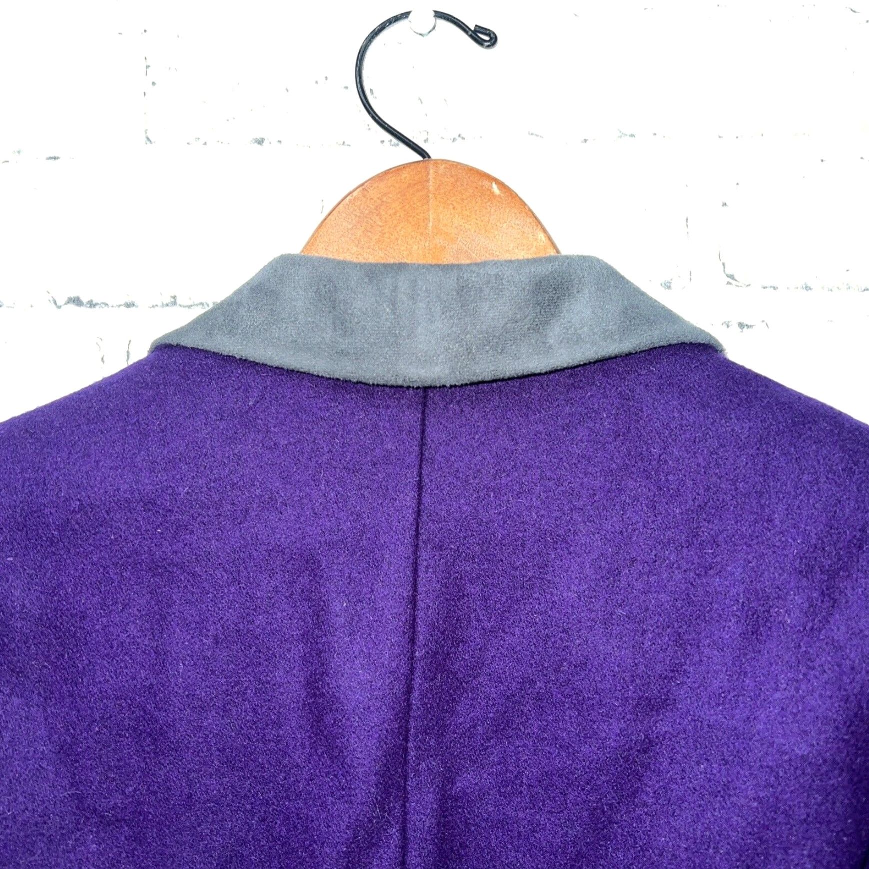 Vintage J Peterman Wool Blend Blazer Womens Size 2 Purple Size XS / US 0-2 / IT 36-38 - 5 Thumbnail