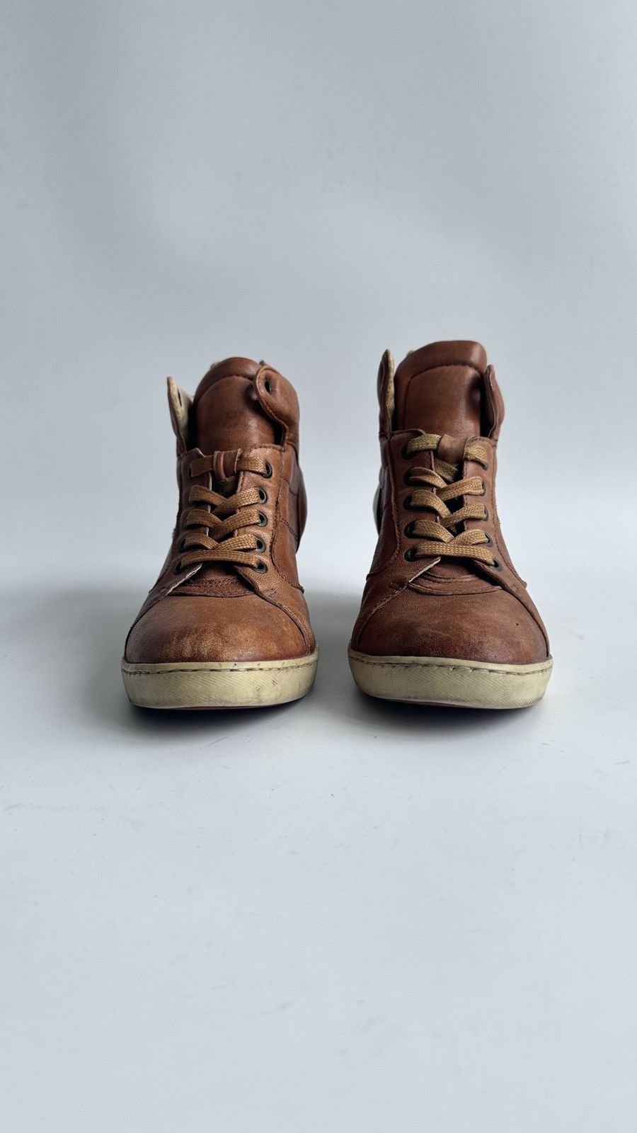 A.S.98 Airstep A.S.98 Leather Wedge Sneakers Shoes EU 39 US 8.5 Size US 8.5 / IT 38.5 - 3 Thumbnail