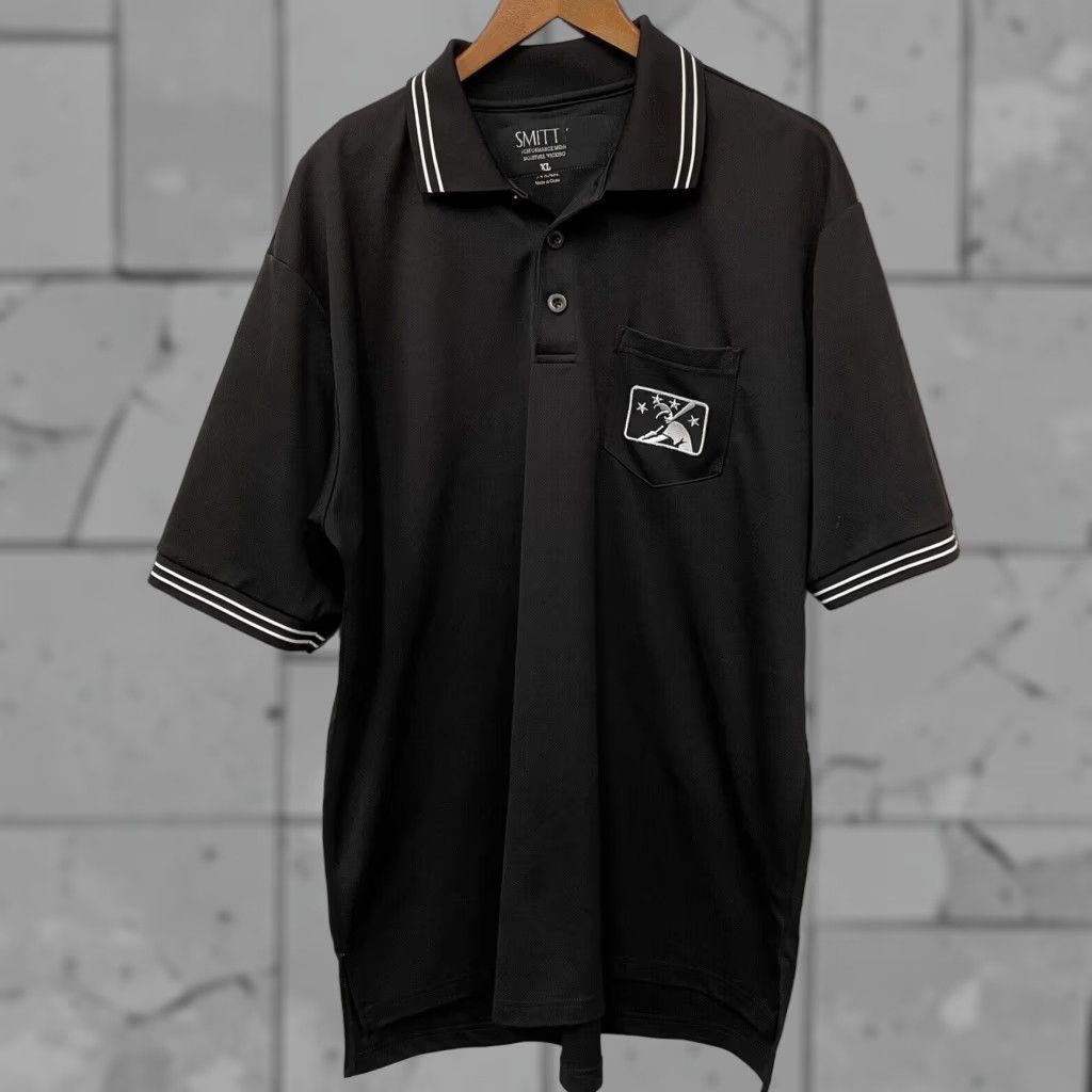 MLB Smitty Performance Black Athletic Polo Shirt Mens XL Size US XL / EU 56 / 4 - 1 Thumbnail