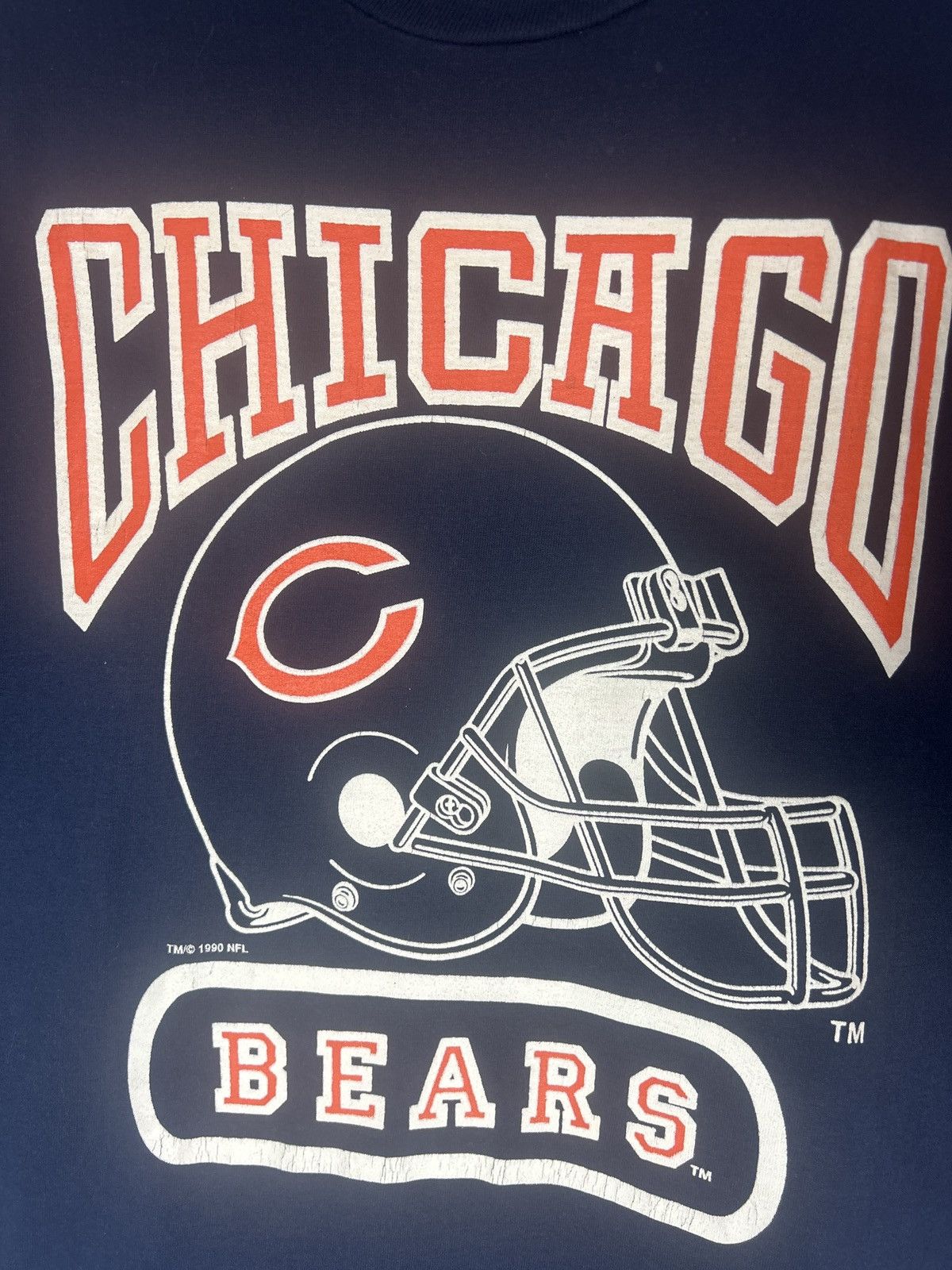 NFL Vintage 1990 Chicago Bears NFL Tee Size US M / EU 48-50 / 2 - 2 Thumbnail