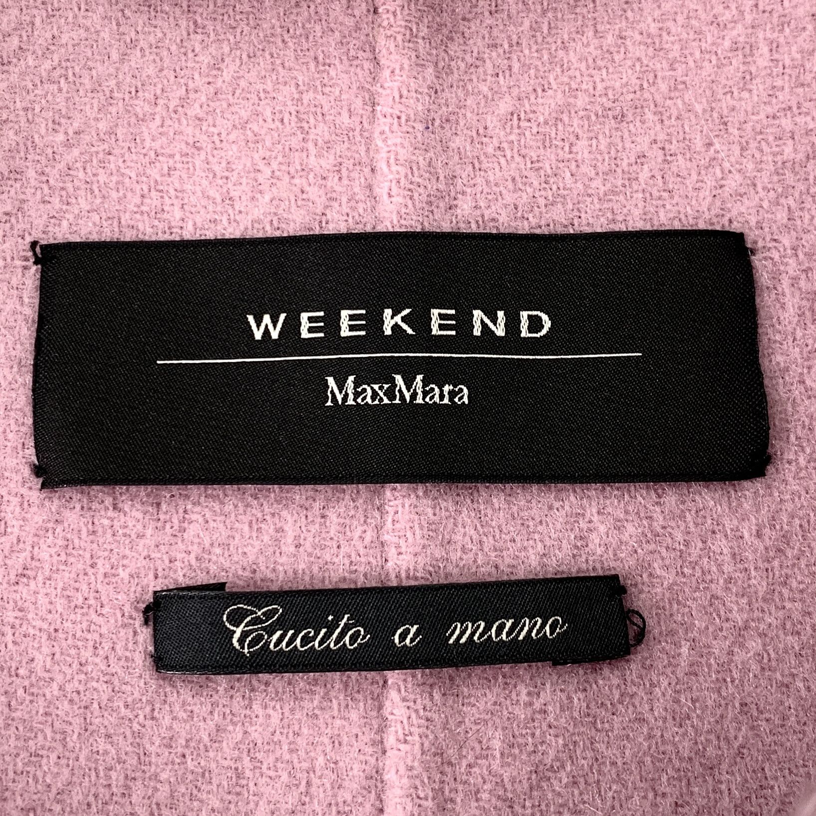 Max Mara Weekend MaxMara Pink Wool Single-Breasted Coat (Size M) Size M / US 6-8 / IT 42-44 - 2 Thumbnail