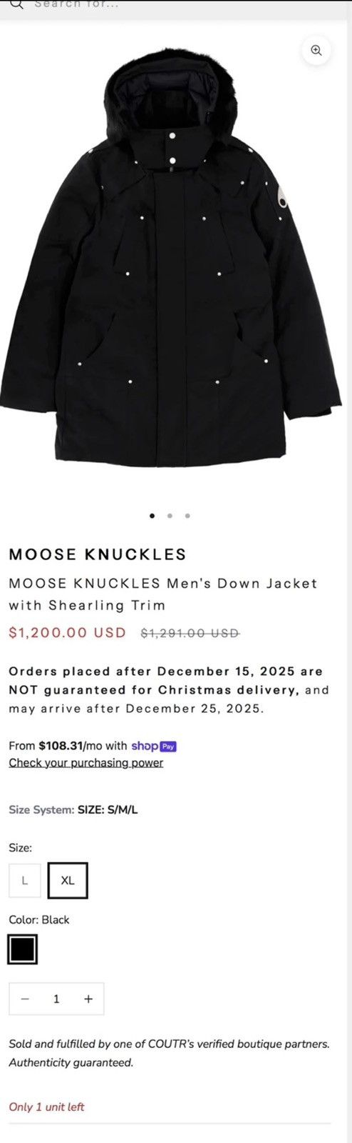 Moose Knuckles Moose Knuckles Parka With Shearling Trim Size US M / EU 48-50 / 2 - 11 Thumbnail