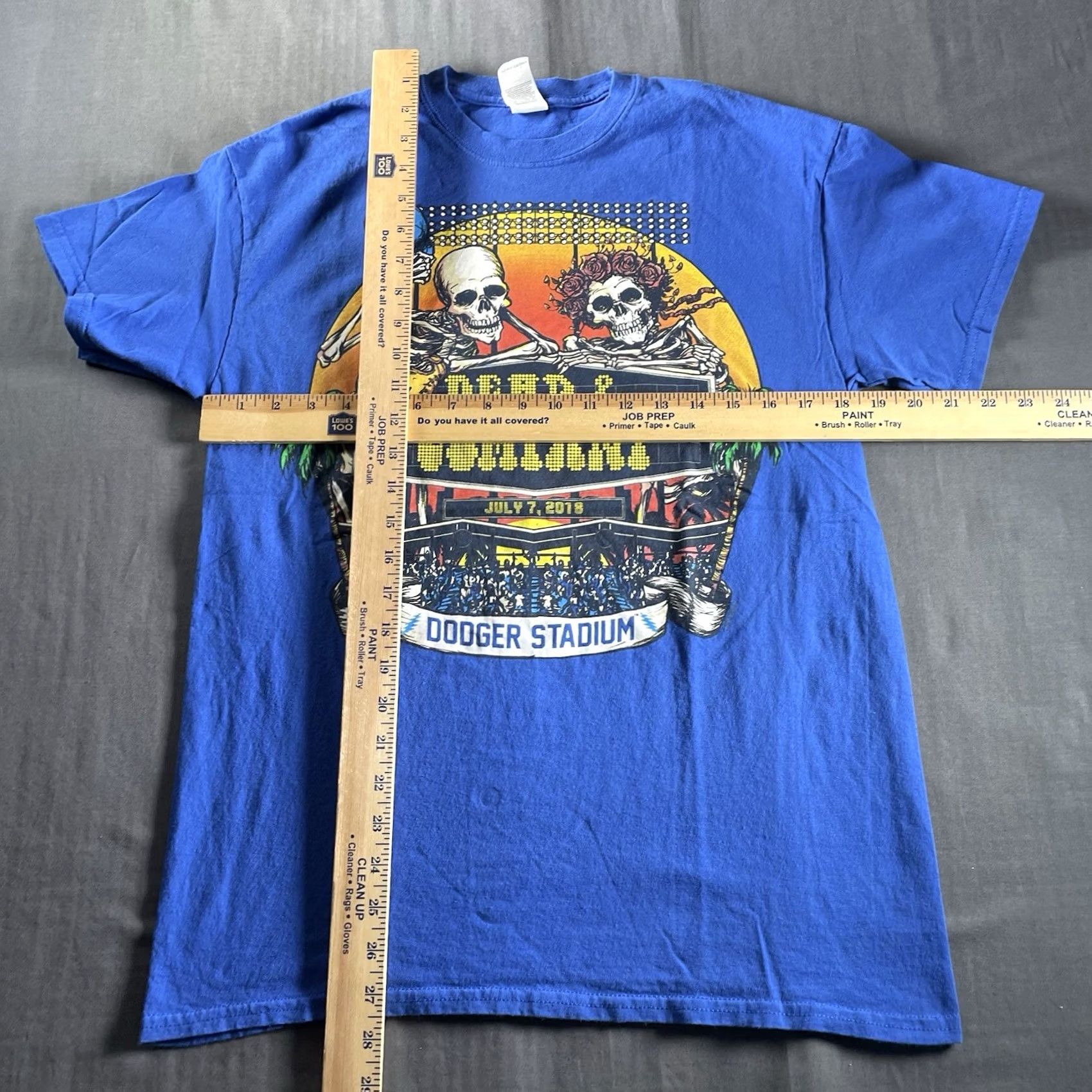 Vintage Dead And Company Shirt Men’s Medium Dodgers Stadium 2018 Bertha Stadium Blue M & M Regular T-Shirt Men Size US M / EU 48-50 / 2 - 4 Thumbnail