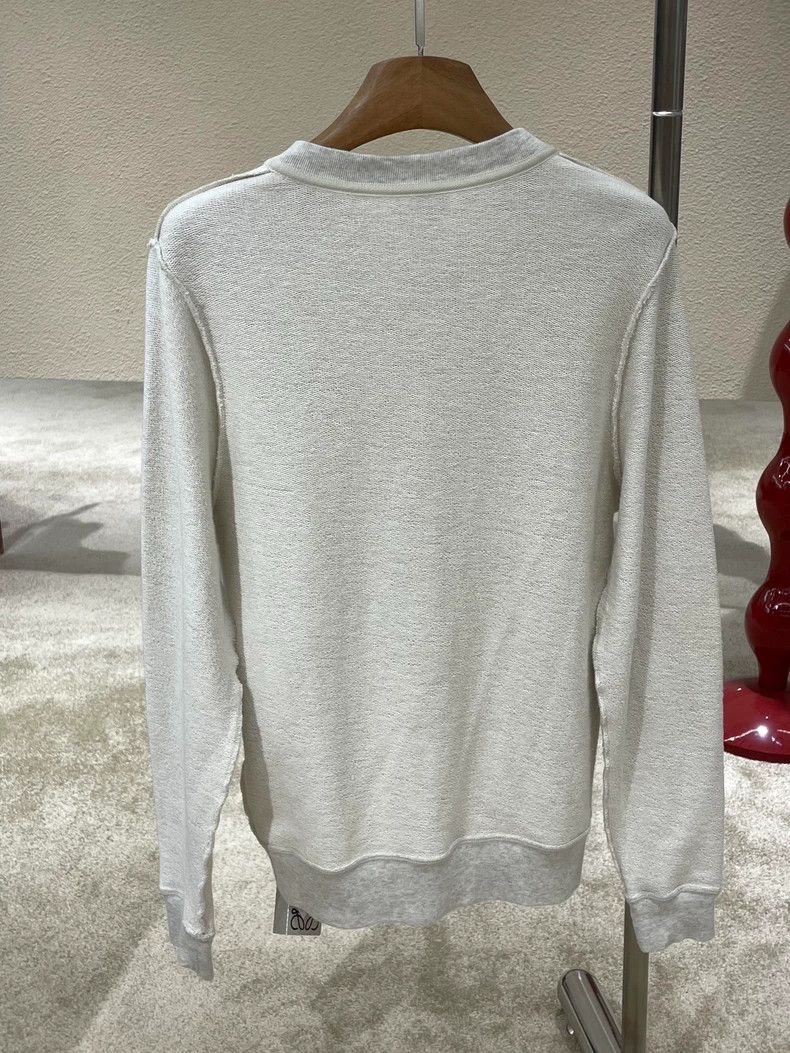 Loewe LOEWE Gray and white reverse embroidered large logo round Size XS / US 0-2 / IT 36-38 - 5 Thumbnail