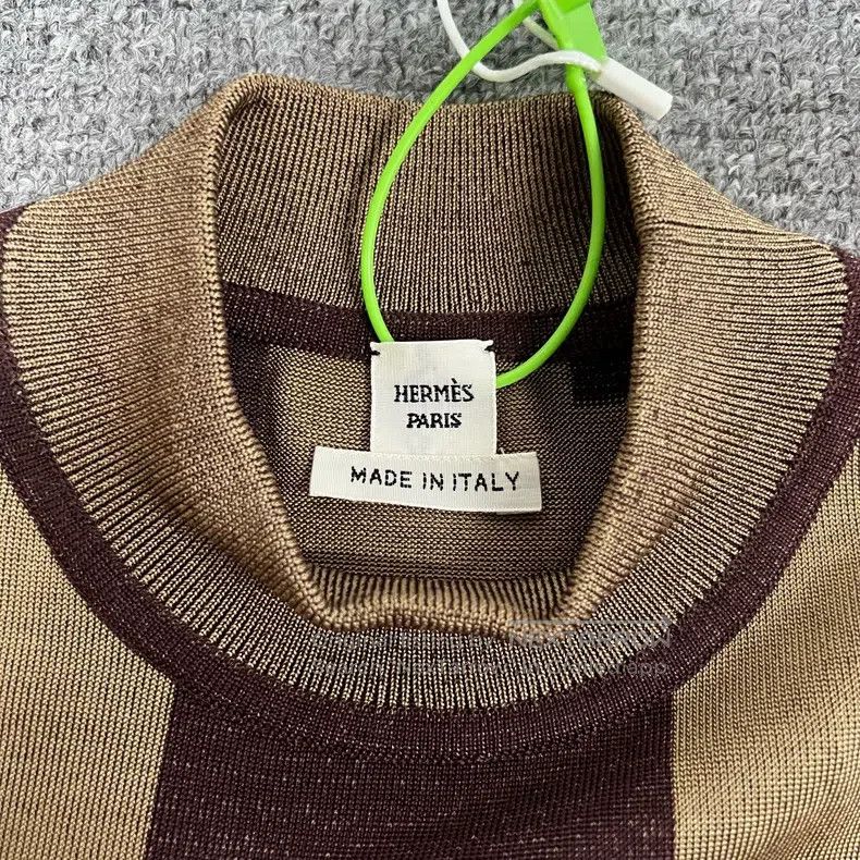 Hermes Hermes Colorblocked Striped Silk Crewneck Knit Size XS / US 0-2 / IT 36-38 - 5 Thumbnail