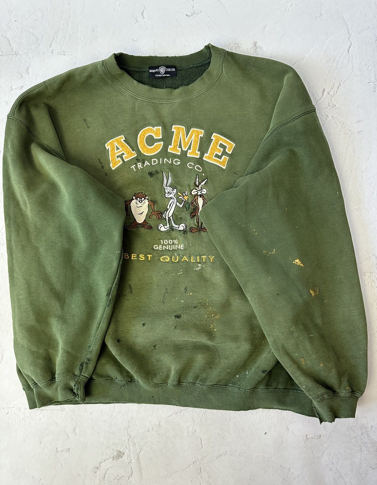 Other Vintage Warner Bros Studios Dead Sweatshirt Size US XL / EU 56 / 4 - 9 Thumbnail