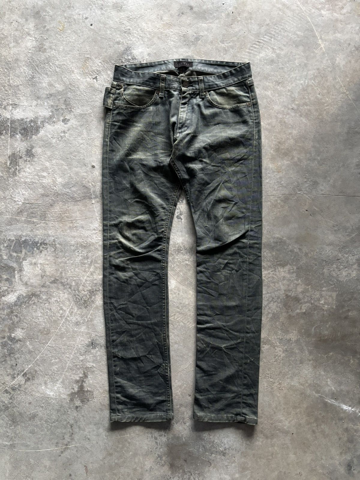 Hysteric Glamour SICK SUPERFINE WASHED WAXED ITALY JEANS HEIDI SLIMANE INSPO Size US 31 - 1 Thumbnail