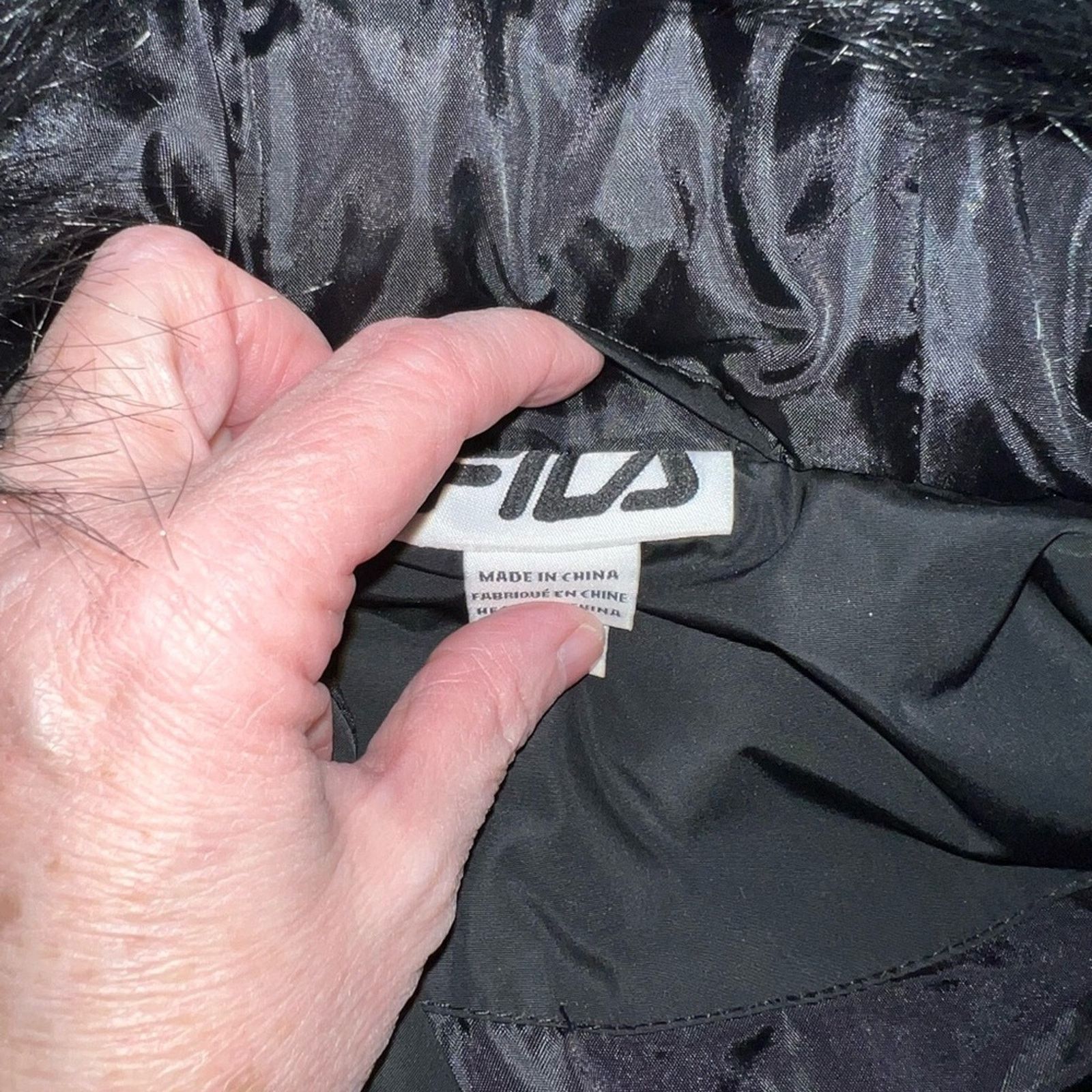 Fila Super Cool FILA “Zia” Black Puffer Jacket! Size L / US 10 / IT 46 - 5 Thumbnail