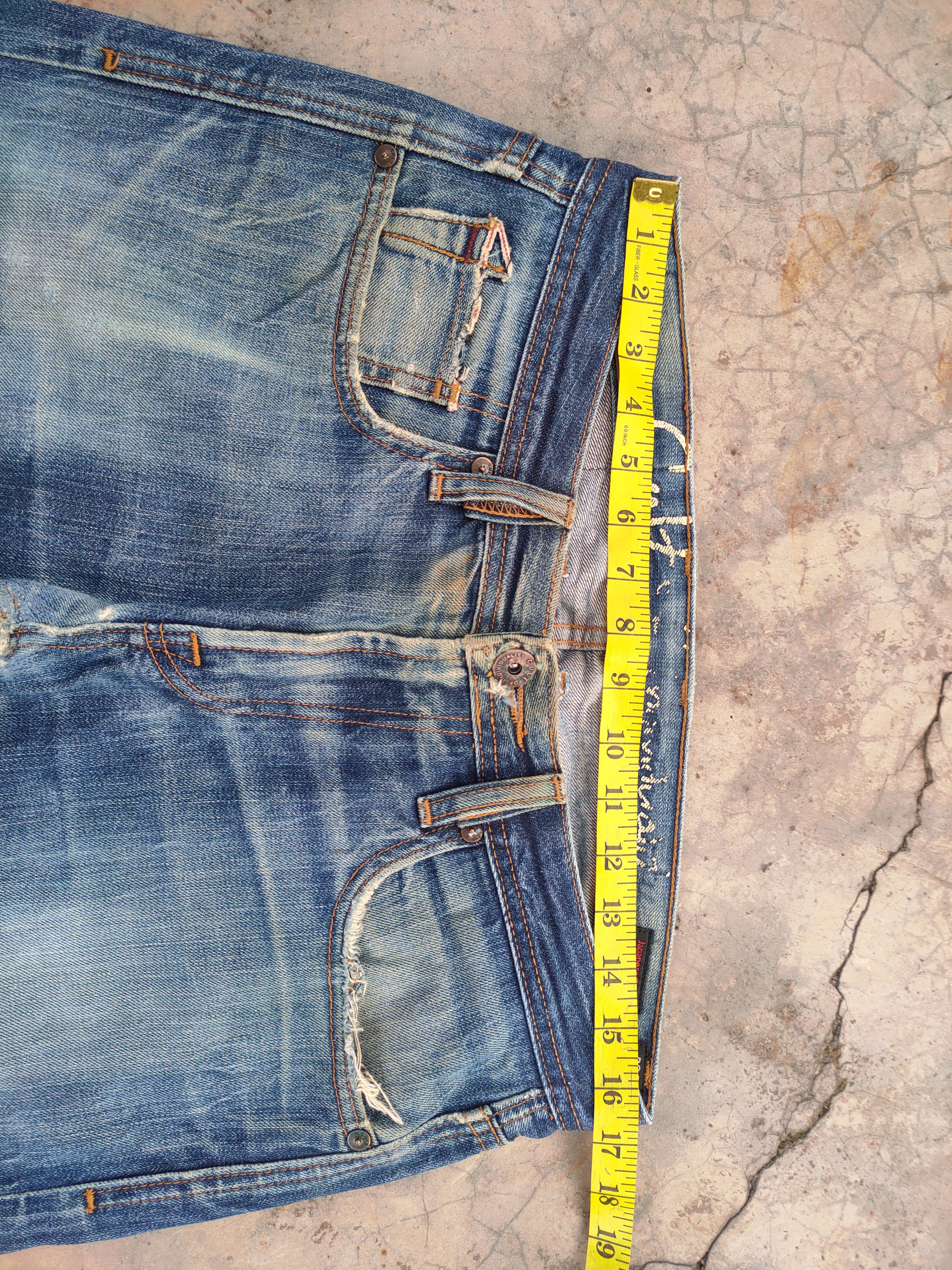 Cult Of Individuality VINTAGE CULT SALVAGE RUSTY FADED DENIM JEANS PANTS Size US 33 - 6 Thumbnail