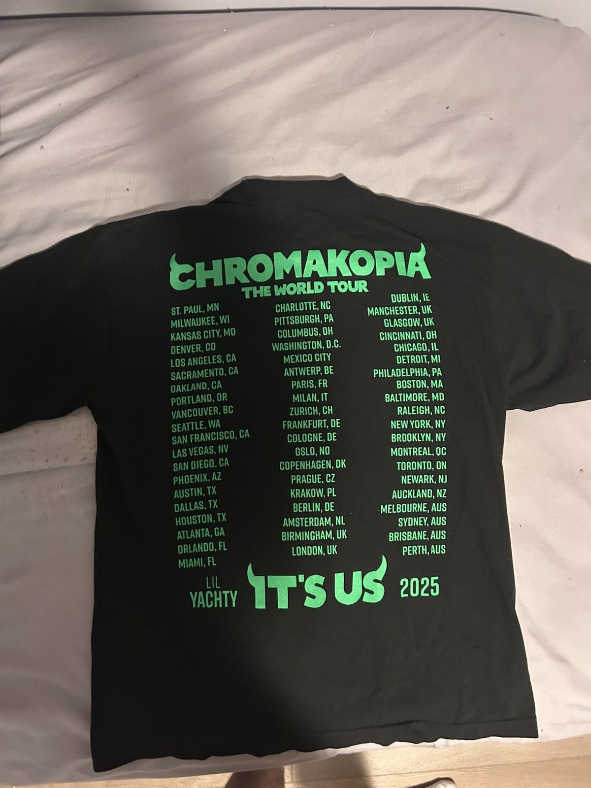 Tyler The Creator Tyler The Creator Lil Yachty Chromakopia Tour merch tee Size US M / EU 48-50 / 2 - 3 Thumbnail