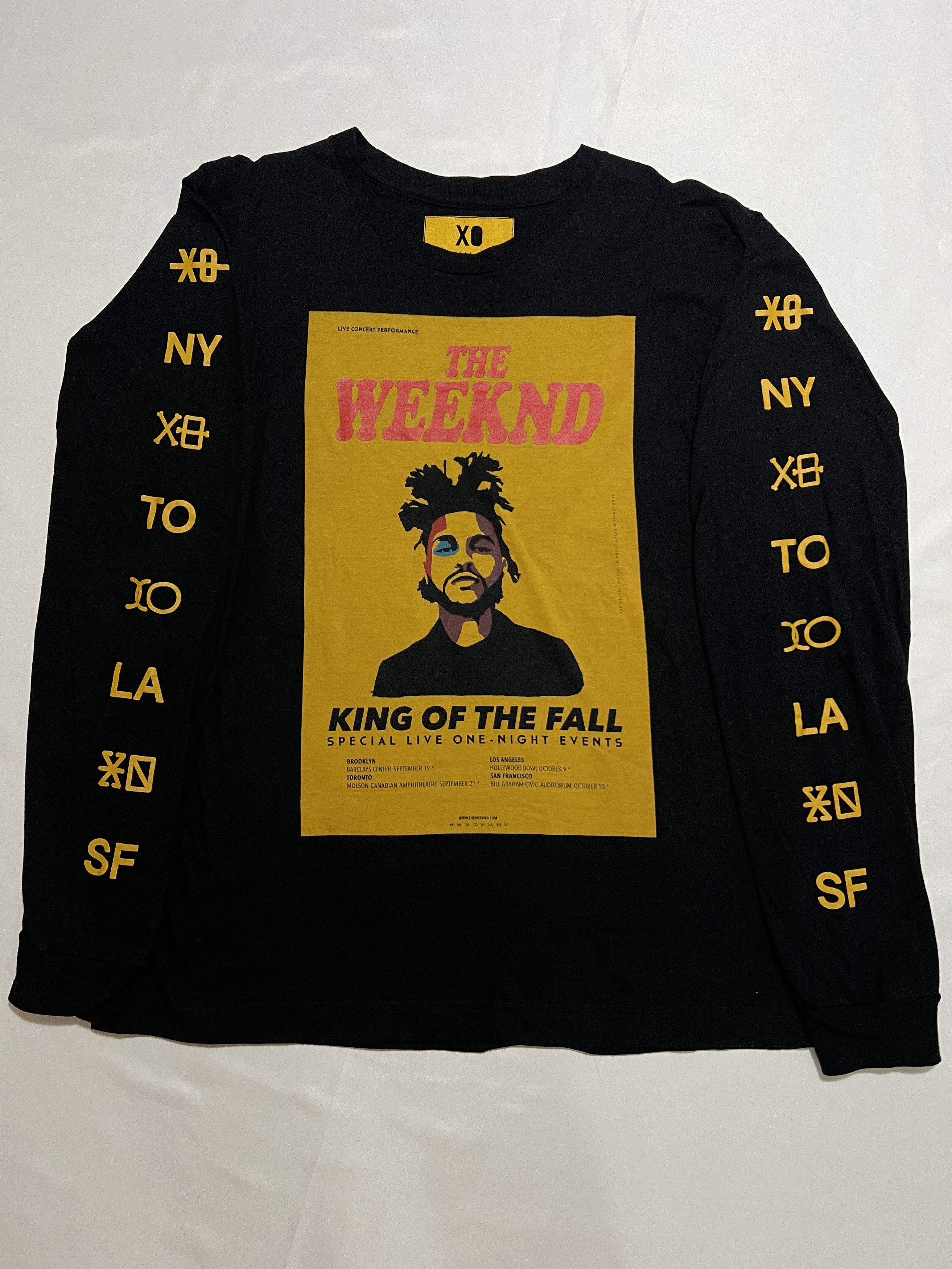 The Weeknd Official Issue XO KING OF THE FALL LONGSLEEVE Size US L / EU 52-54 / 3 - 9 Thumbnail