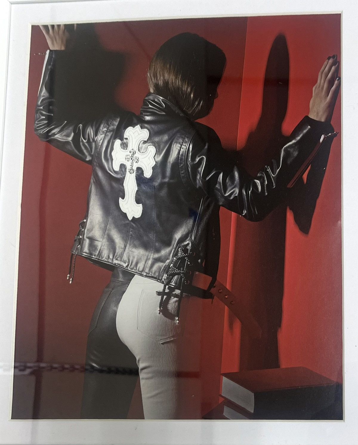 Chrome Hearts × Vintage Chrome Hearts Hands up Poster framed 9x11 Size ONE SIZE - 2 Thumbnail