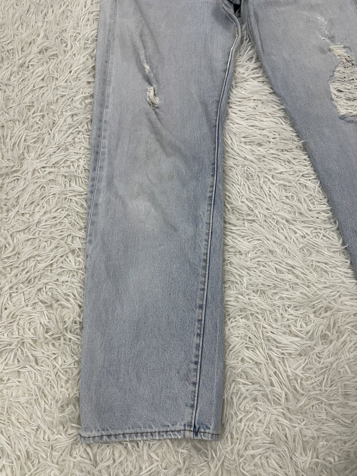 Levi's Vintage Levis 501 Denim Selfedge Pants Button No 524 Size US 28 / EU 44 - 4 Thumbnail