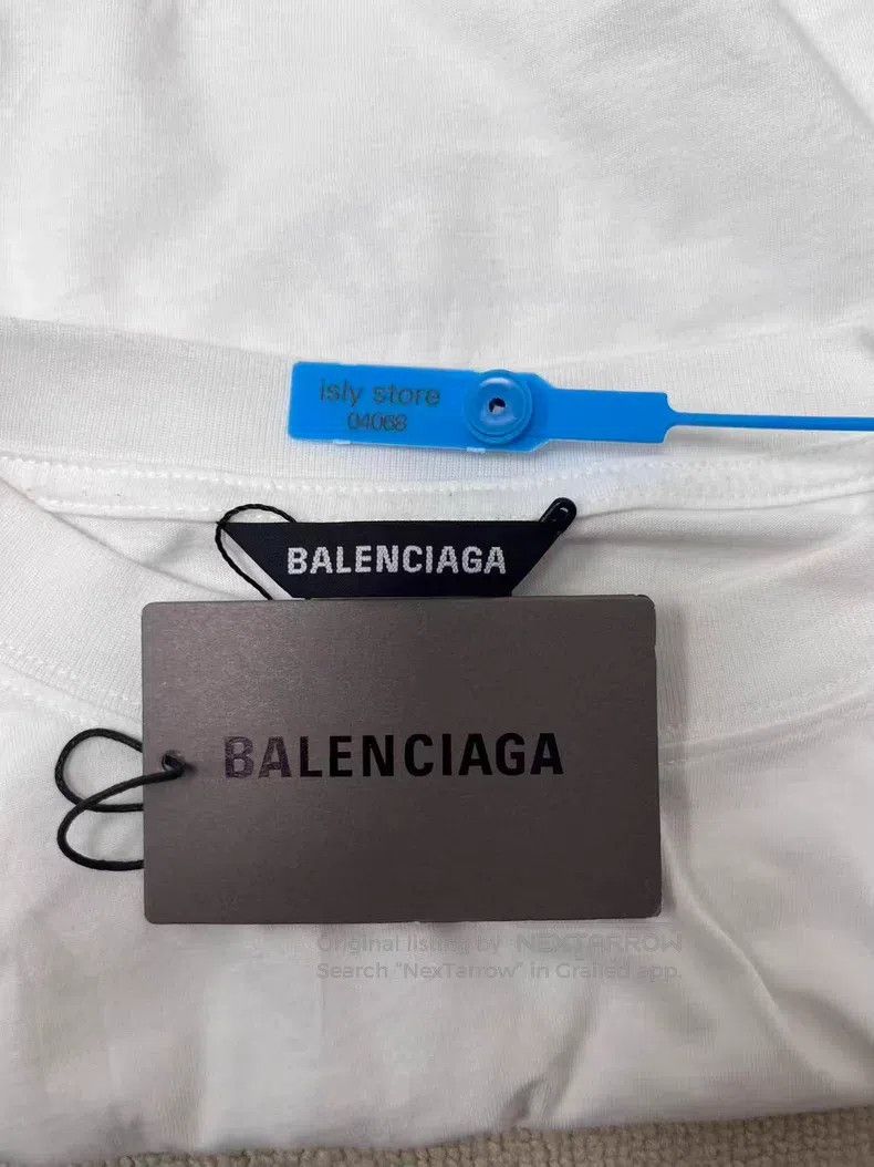 Balenciaga Balenciaga Double B round emblem logo printed short-sleeve Size US M / EU 48-50 / 2 - 5 Thumbnail