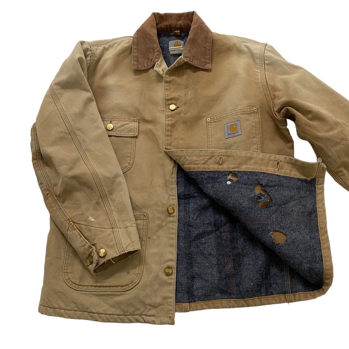 Carhartt ☀️Vintage Carhartt C01 BRN blanket lining jacket Size US M / EU 48-50 / 2 - 9 Thumbnail