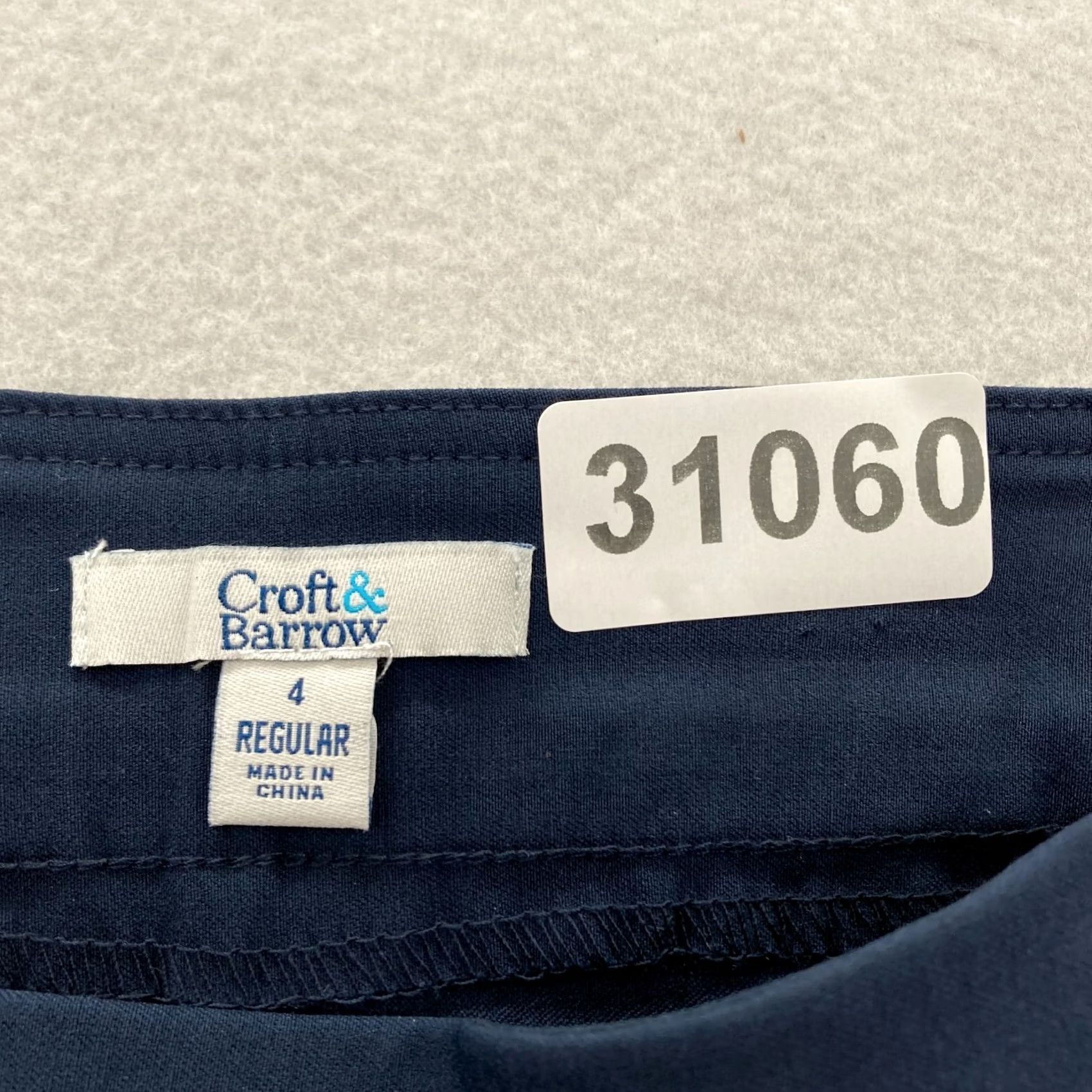 Croft & Barrow Croft & Barrow Tummy Control Pants Women's 4 Navy Blue Stretch Pull On Straight Size 27" / US 4 / IT 40 - 5 Thumbnail