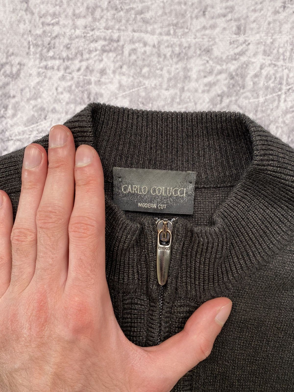 Carlo Colucci Vintage Carlo Colucci zip sweater Size US M / EU 48-50 / 2 - 4 Thumbnail