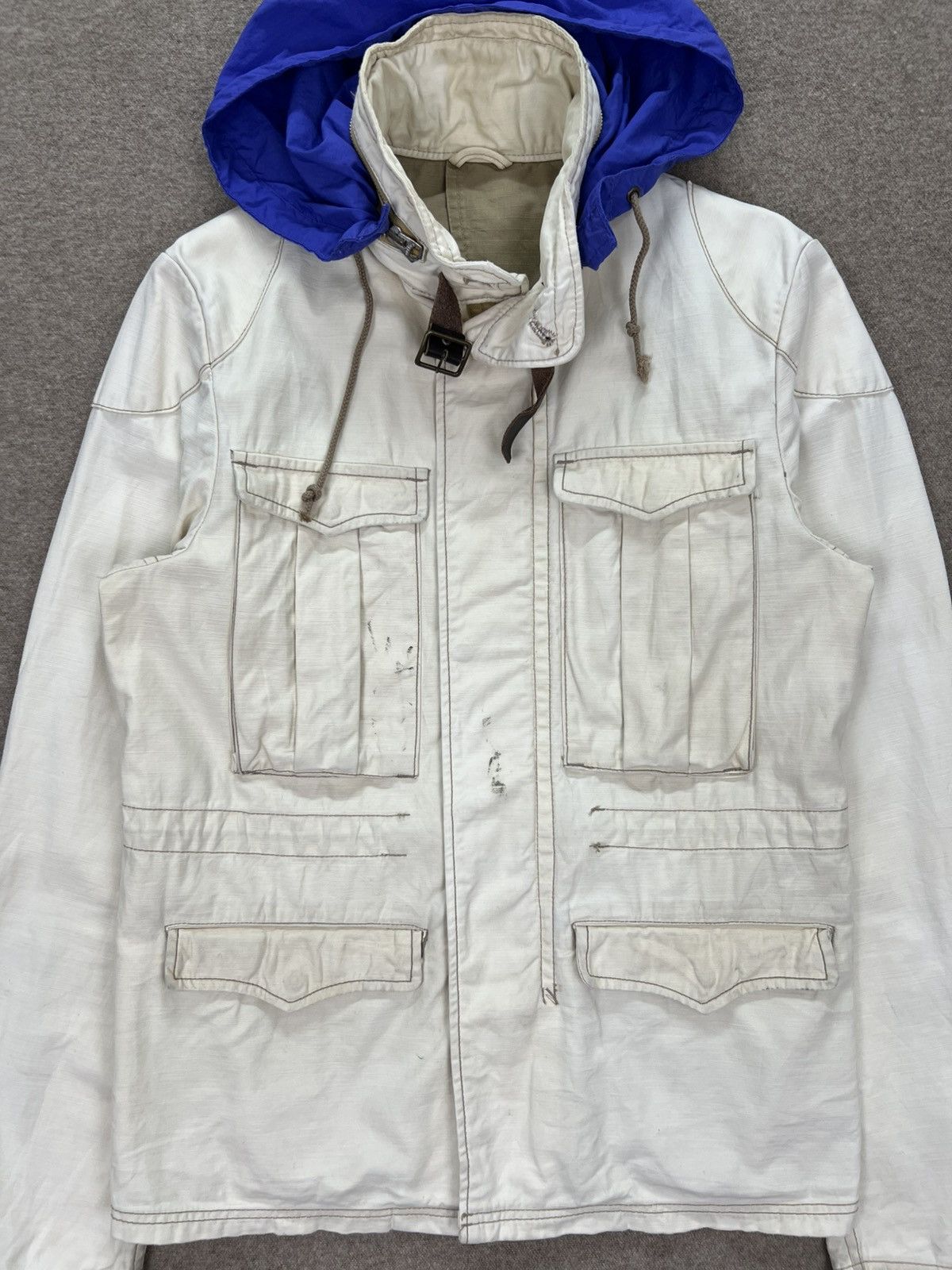 Waste(twice) Waste Twice Dirty Hooded Jacket Size US S / EU 44-46 / 1 - 3 Thumbnail