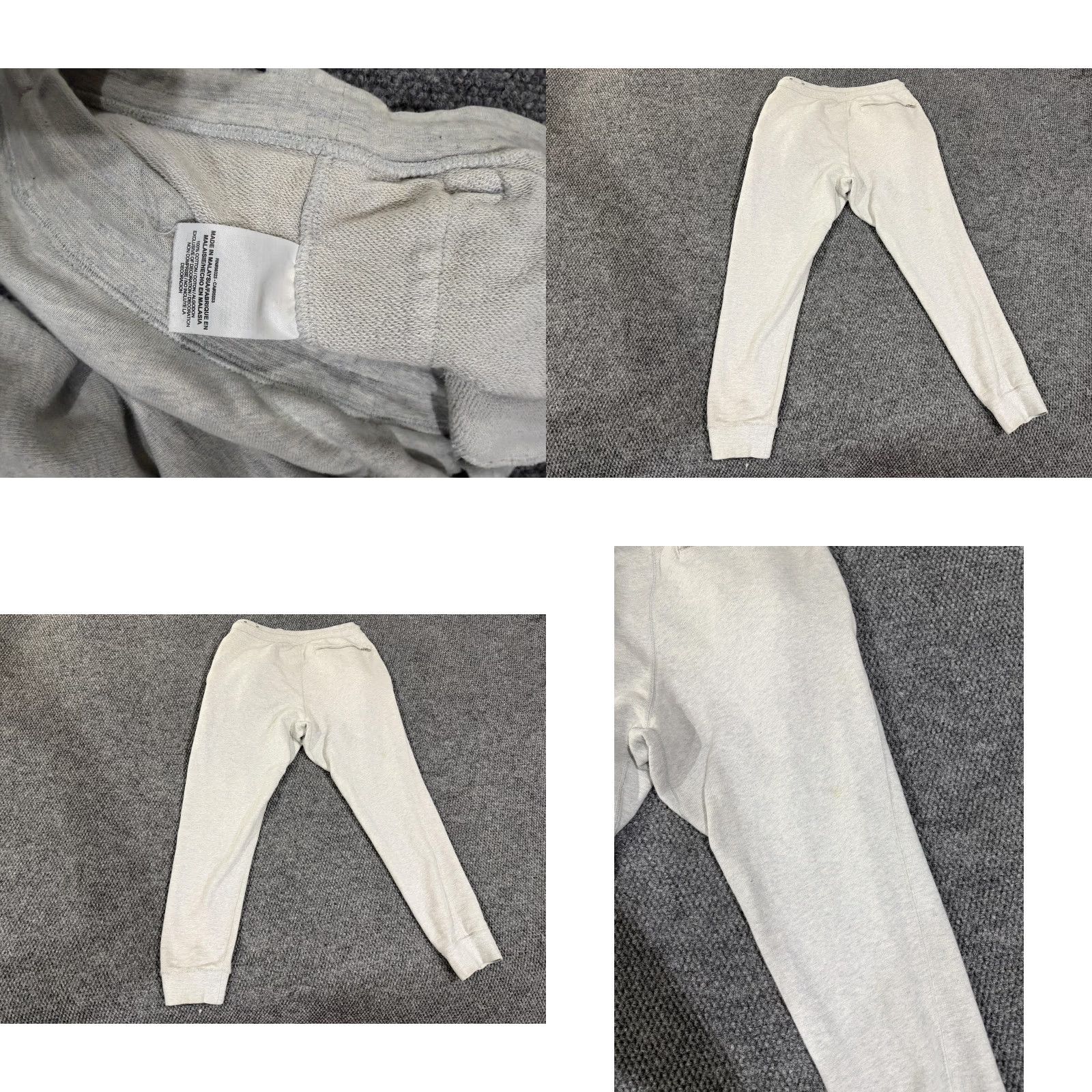 Nike Nike Sweatpants Mens M Gray Fleece Joggers Swoosh Logo Athletic Pants Size US 31 - 8 Thumbnail