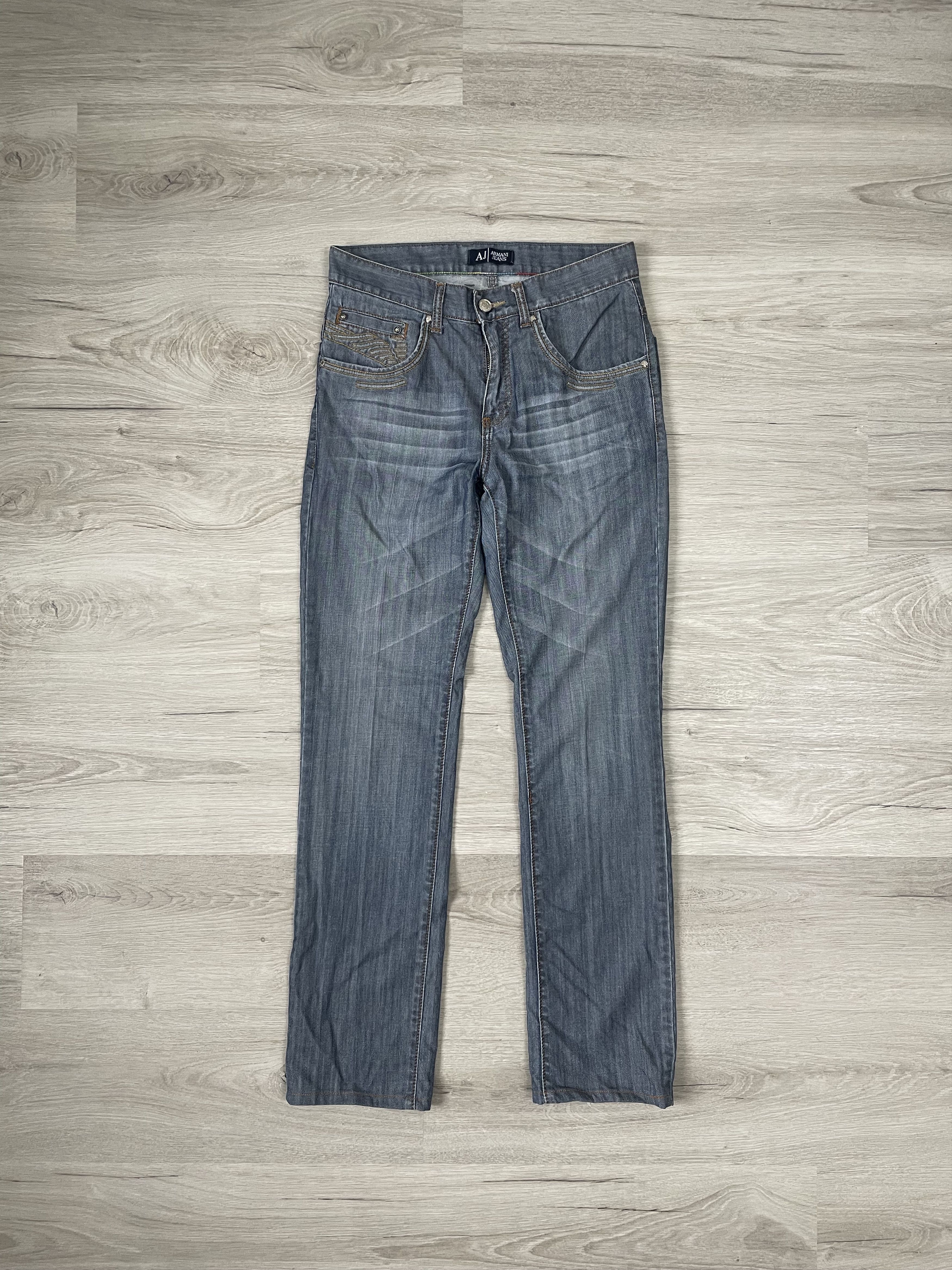Armani × Vintage MENS CASUAL JEANS ARMANI RARE Size US 29 - 2 Thumbnail