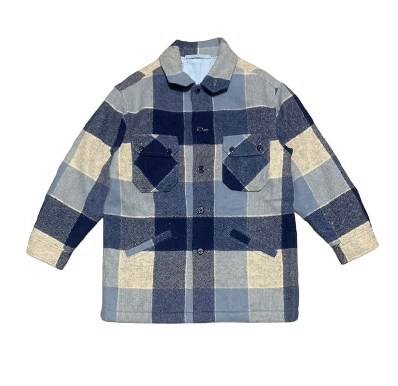 Japanese Brand Vintage Fukuzo Yokohama Plaid Wool Flannel Shirt Jacket Size US M / EU 48-50 / 2 - 1 Thumbnail