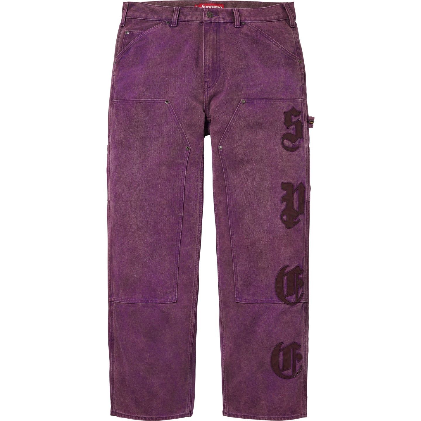 Supreme Supreme Script Jacquard Double Knee Denim Painter Pant