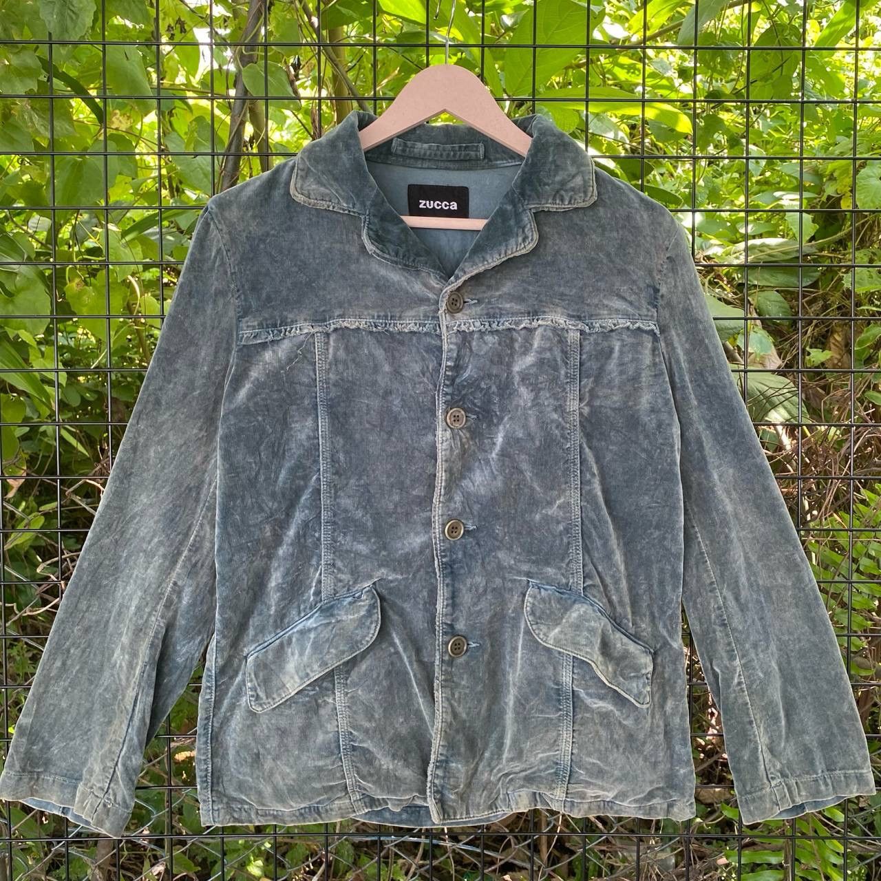 Issey Miyake Vintage Issey Miyake Zucca Velvet Jacket Size US M / EU 48-50 / 2 - 2 Thumbnail