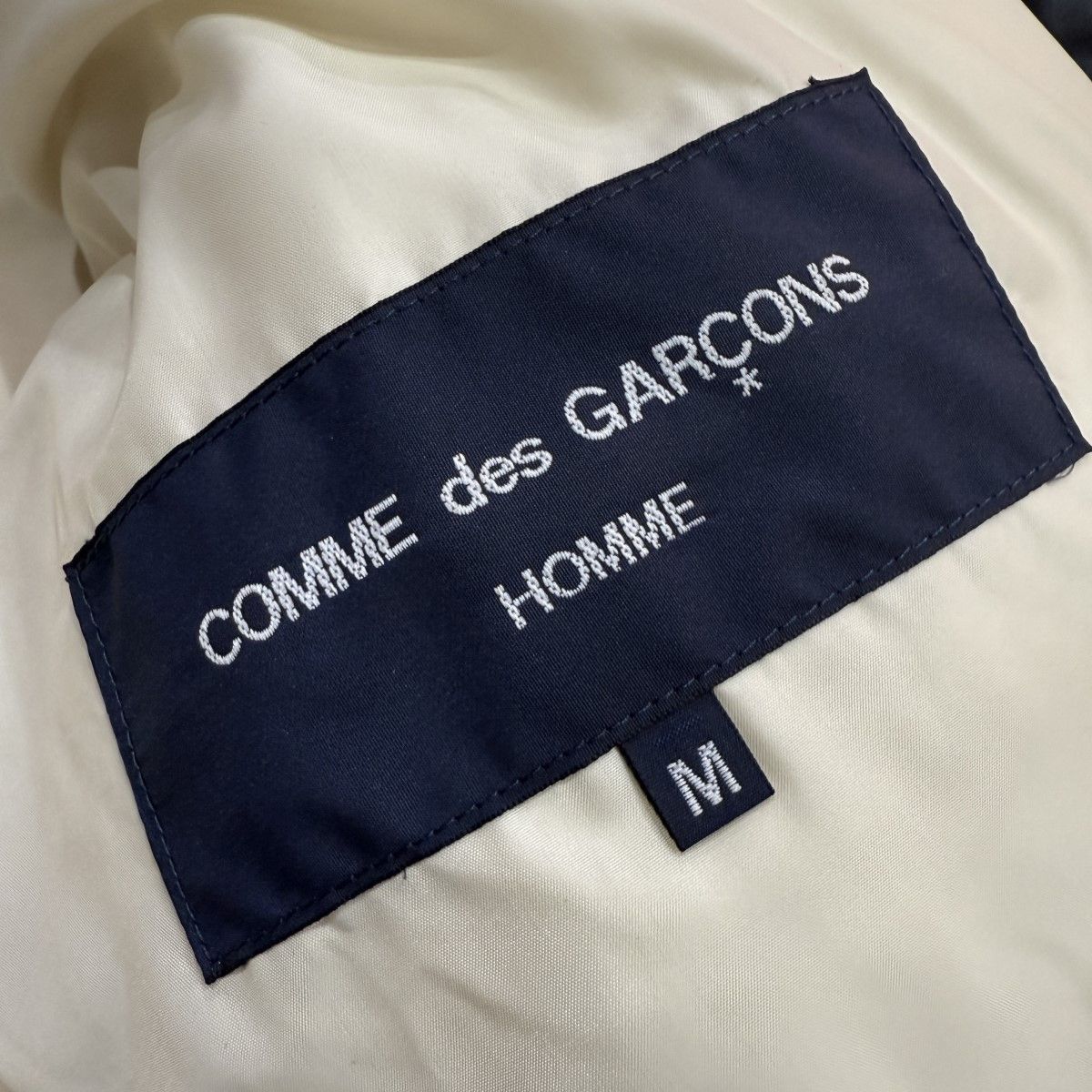 Comme des Garcons Homme Jacket Down Duffle Coat Hooded Toogle Button Plain Black Size US M / EU 48-50 / 2 - 5 Thumbnail