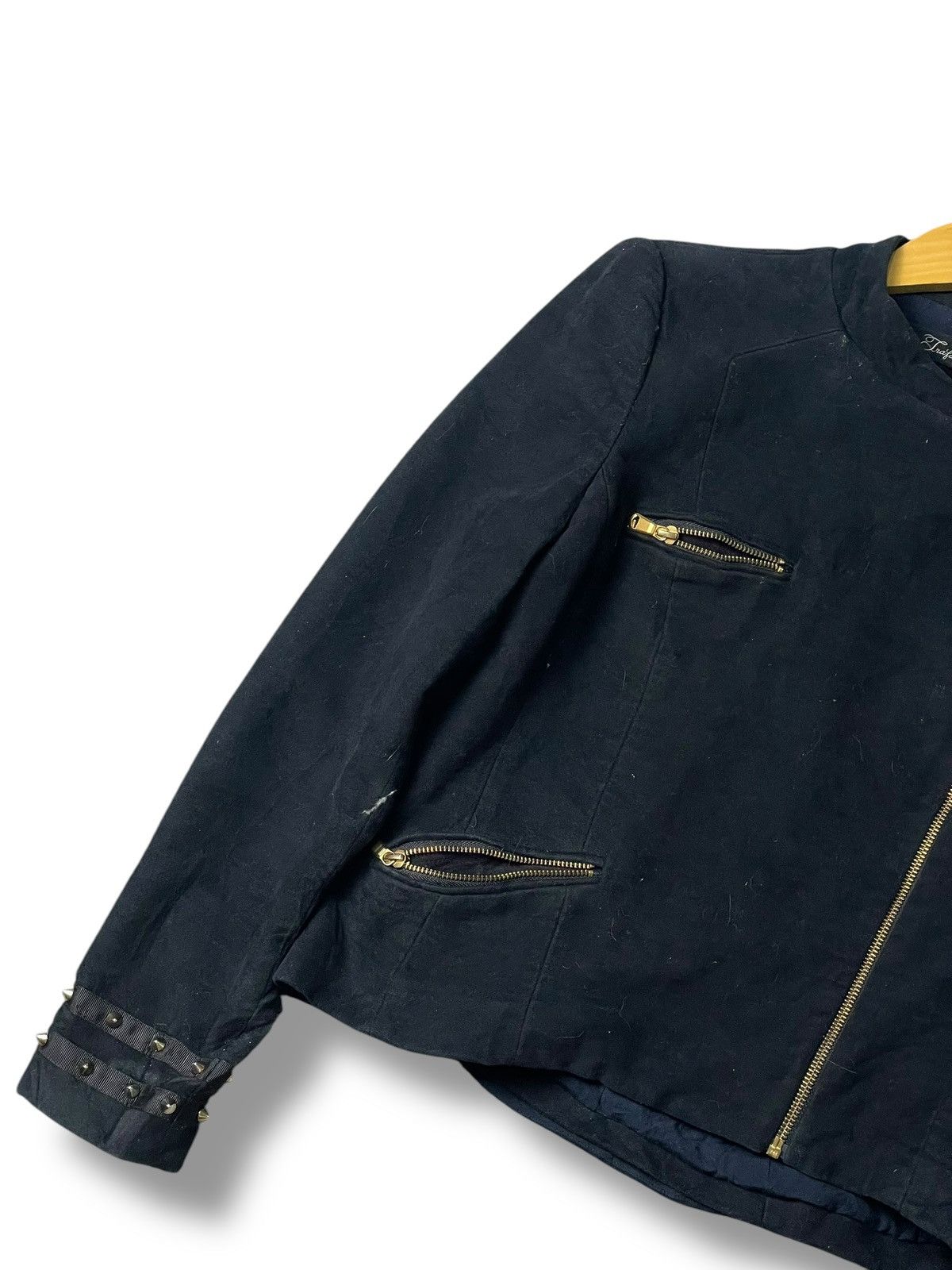 Designer × Vintage × Zara ZARA TRAFALUC LIGHT CROP JACKET (102) Size US L / EU 52-54 / 3 - 2 Thumbnail