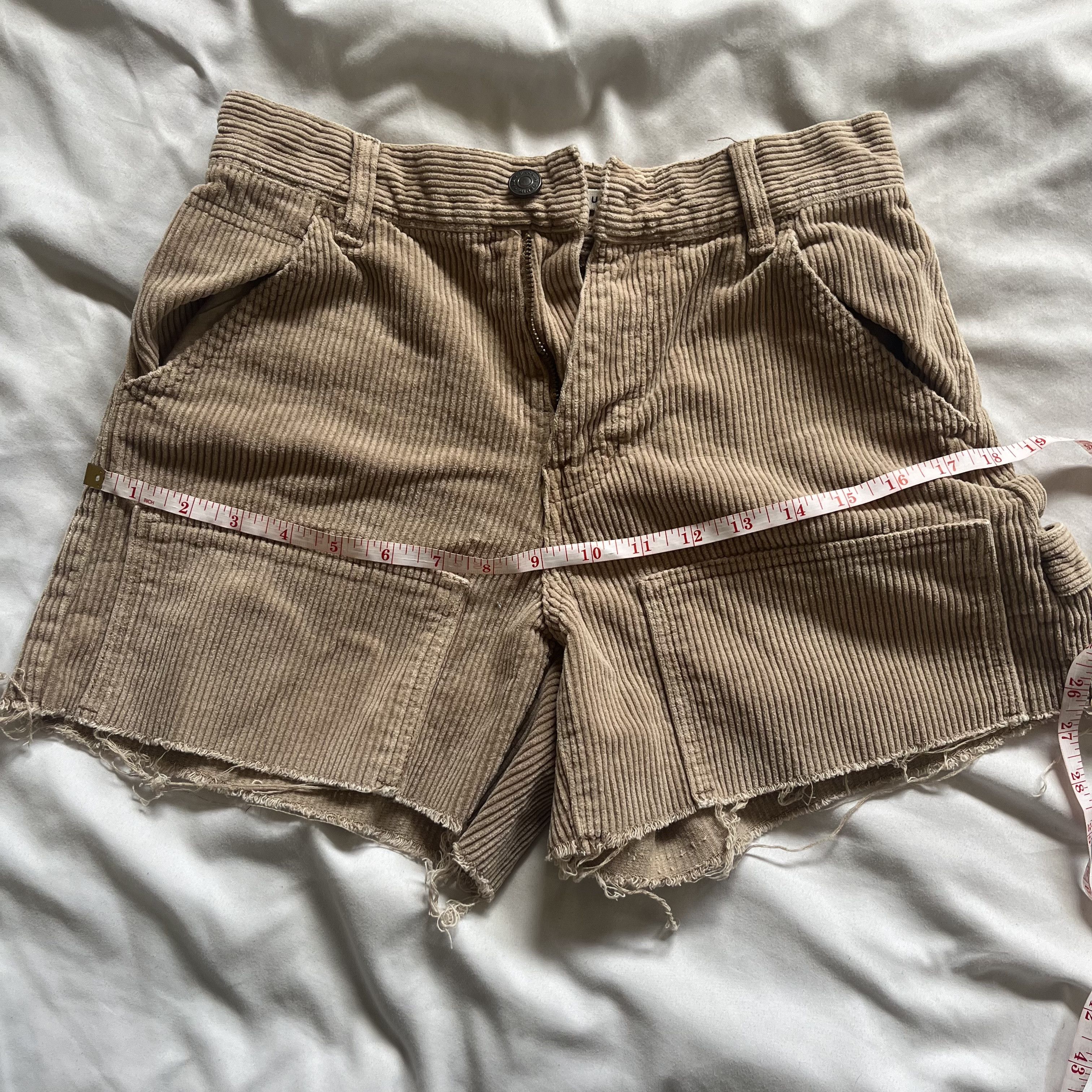 Pacsun PacSun Brown Corduroy Booty Shorts Size 25" / US 0 / IT 36 - 6 Thumbnail