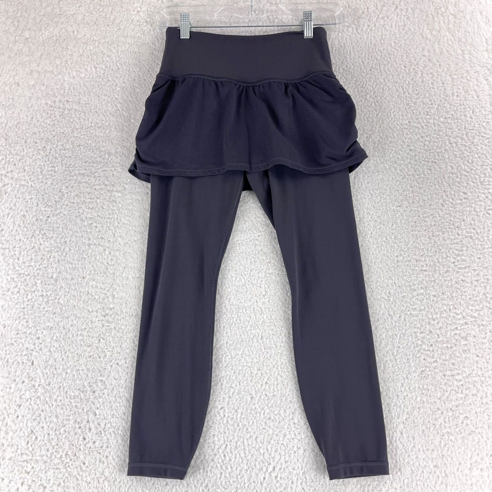 Athleta Athleta Leggings Womens XS Petite Purple Elation 2 in 1 7/8 Pant Skirt Gym Size 26" / US 2 / IT 38 - 2 Thumbnail