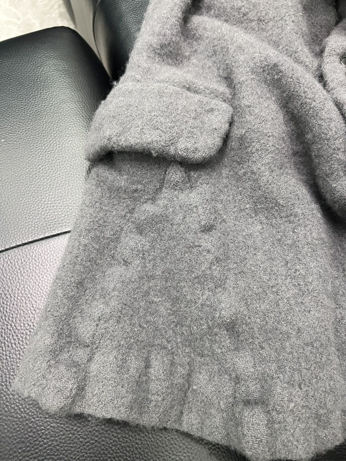 Comme des Garcons Homme Plus Comme des Garçons Homme Plus FW22 Runway Felted Pleated Butt Size 42L - 20 Thumbnail