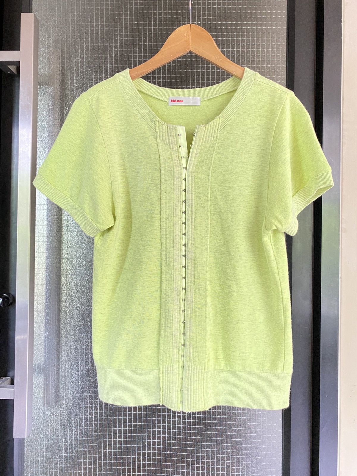 Ne-Net Né-net neon green buttons hook top Size XS / US 0-2 / IT 36-38 - 9 Thumbnail