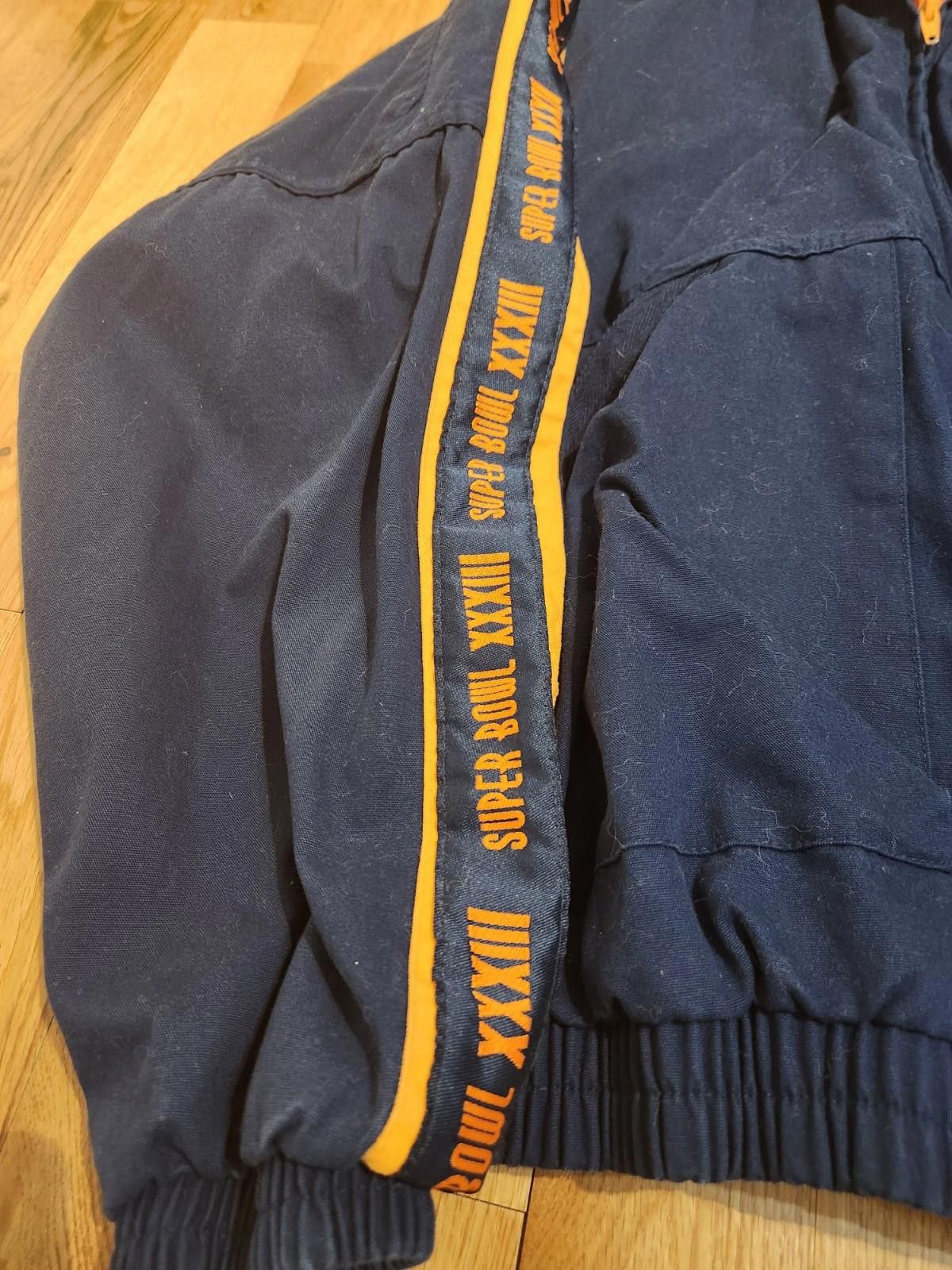Pro Player Rare Vintage 90s Superbowl XXXIII NFL Logo Jacket Miami FL M Size ONE SIZE - 4 Thumbnail