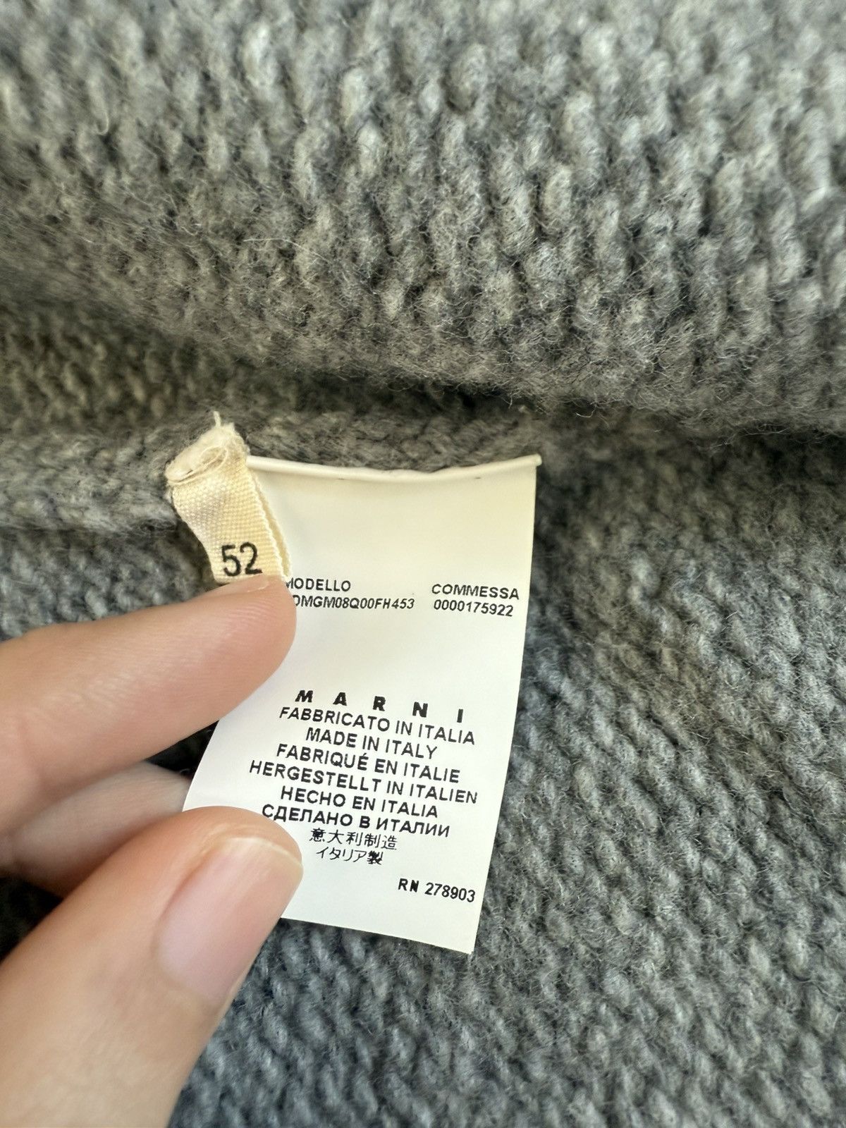 Marni × Vintage Marni heavy weight sweater Size US L / EU 52-54 / 3 - 8 Thumbnail