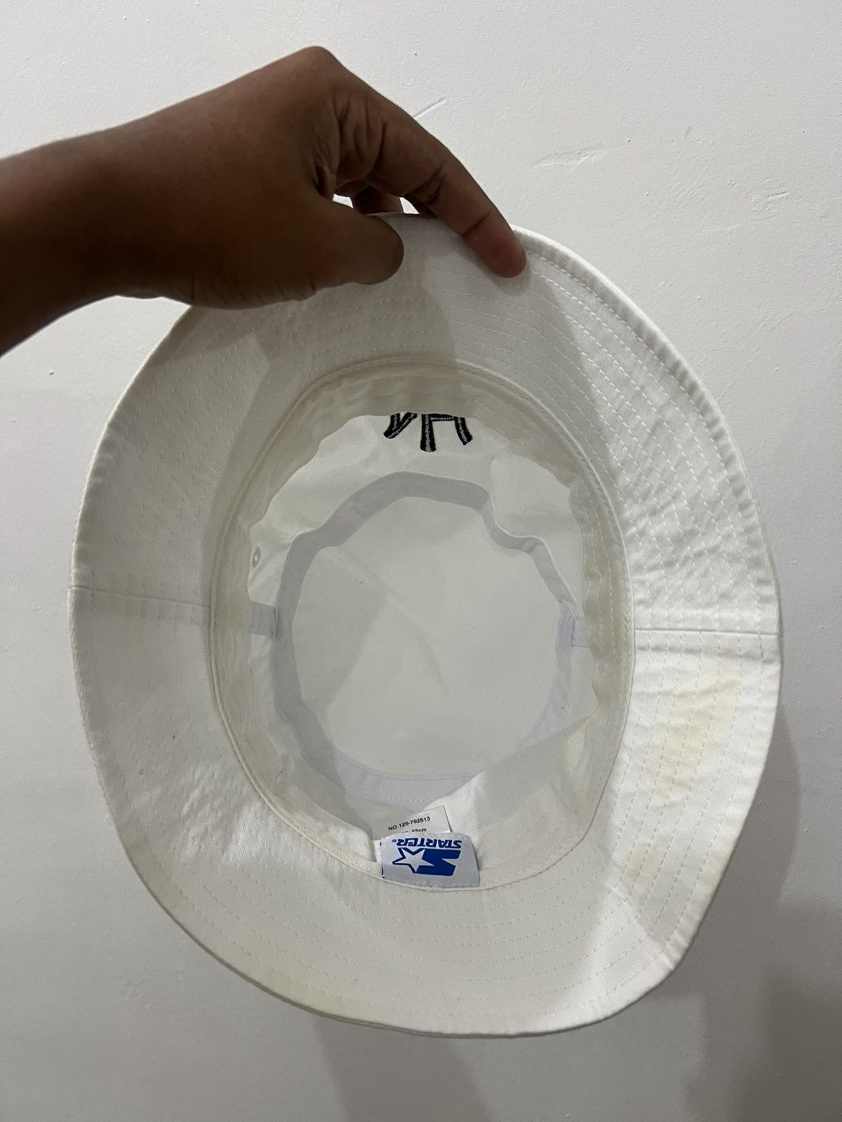 Japanese Brand Starter White Bucket Hat Size ONE SIZE - 9 Thumbnail