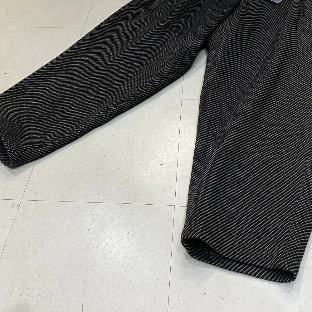 Yohji Yamamoto POUR HOMME 24aw W/L DOBBY TWEED INK 2TUCK TWILL PANTS Size US 34 / EU 50 - 4 Thumbnail