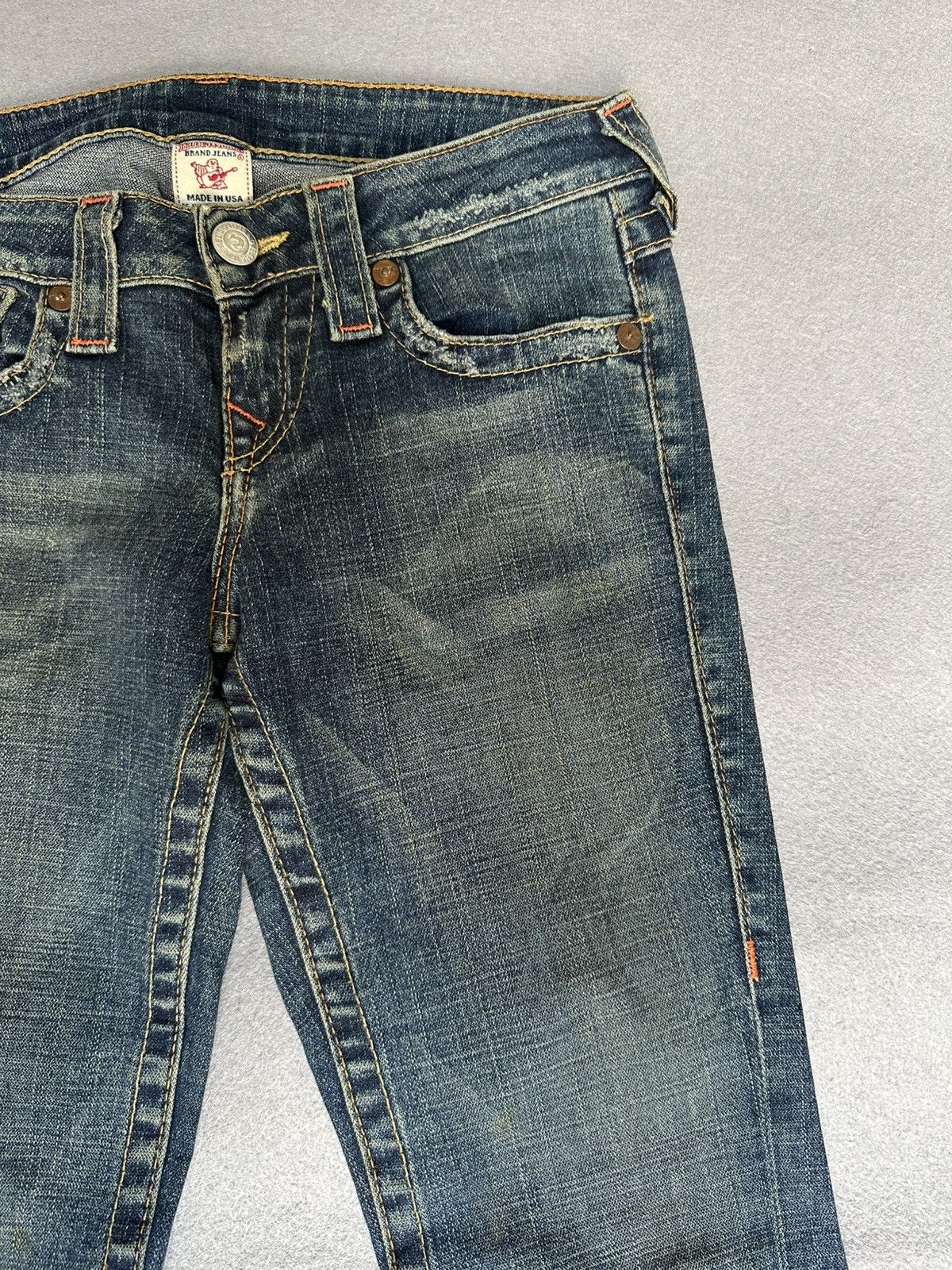 True Religion FLARE True Religion Low Rise Denim Size US 28 / EU 44 - 9 Thumbnail