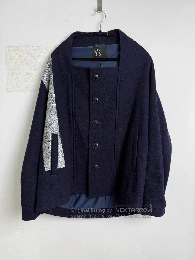 Yohji Yamamoto YOHJI YAMAMOTO Painted cloak jacket Size US M / EU 48-50 / 2 - 1 Thumbnail