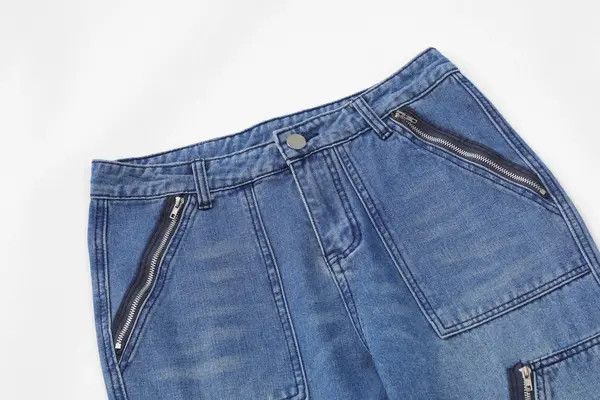 VIBE fade cargo jeans Size US 34 / EU 50 - 4 Thumbnail