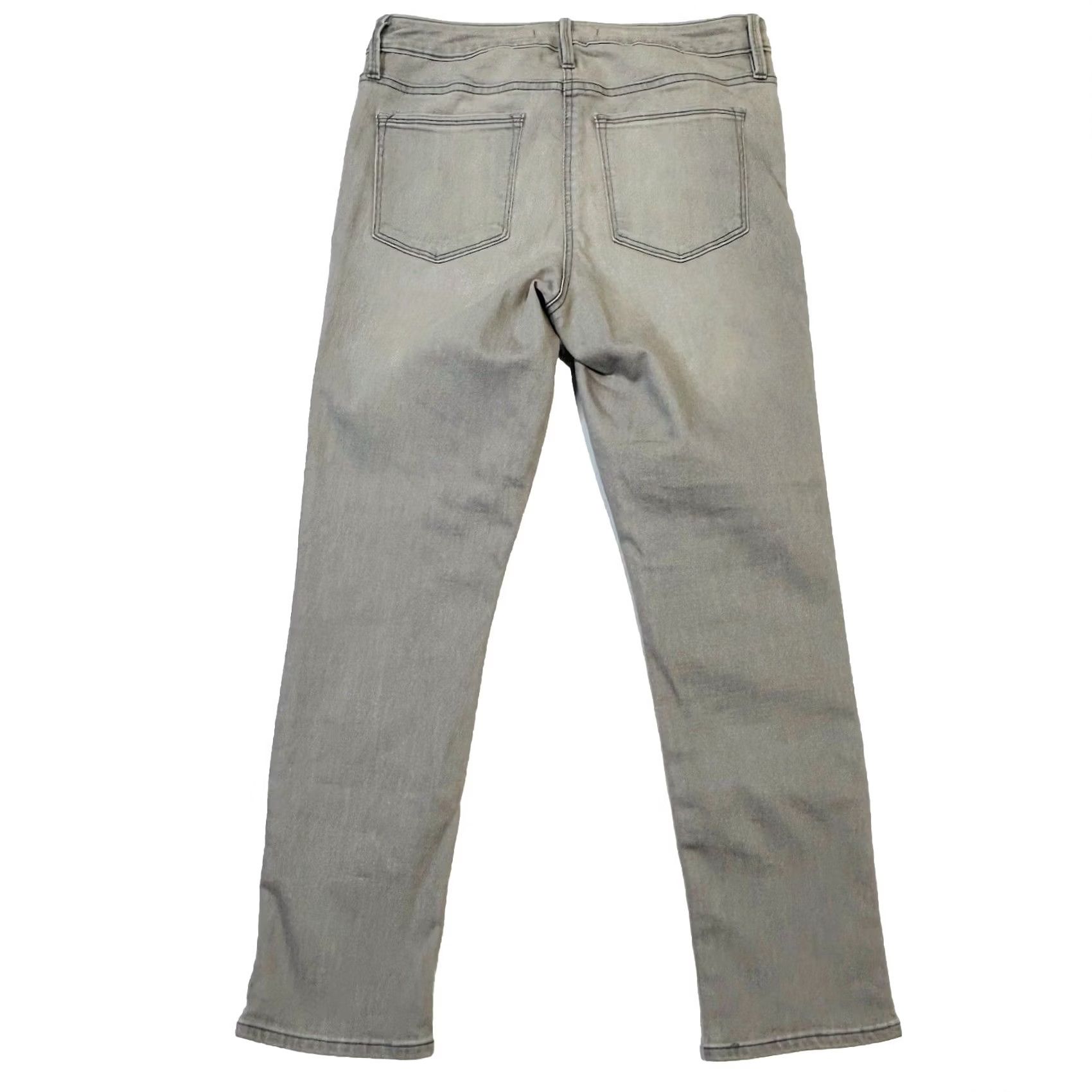 Athleta Athleta Sculptek Gray Crop Skinny Jeans Size 8 Inseam 26” Kenai Wash Denim Stretch Size 30" / US 8 / IT 44 - 2 Thumbnail