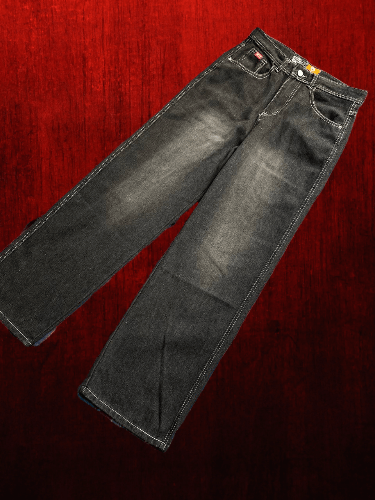 JNCO × Southpole Vintage Crown holder spell out baggy denim Size US 32 / EU 48 - 1 Thumbnail