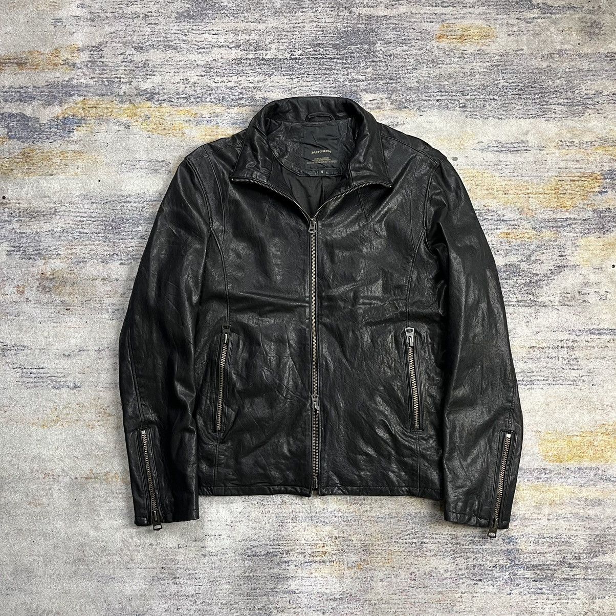 ジャケット・アウター 00s japanese label riders leather jacket Jack Rose × Japanese Brand Jackrose riders leather jacket