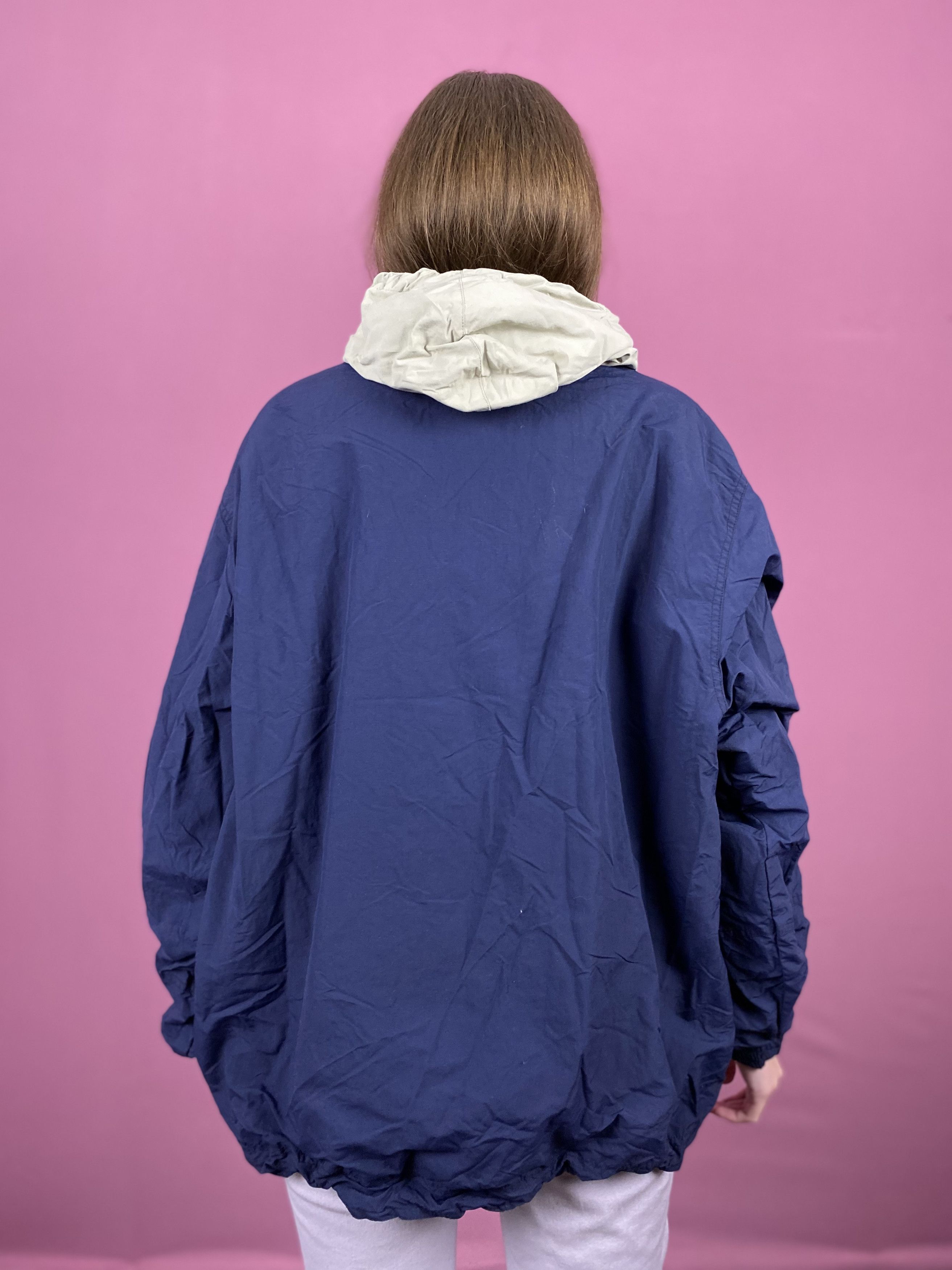 Vintage 90s Vintage Women's Windbreaker Jacket - Size M Pullover Size M / US 6-8 / IT 42-44 - 3 Thumbnail